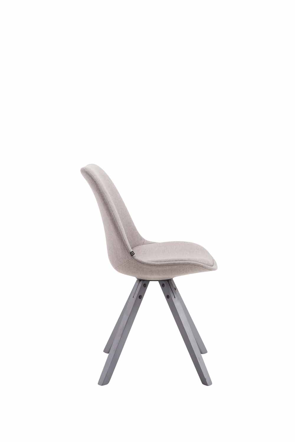 Bezoekersstoel Toulouse Vierkant frame Stof