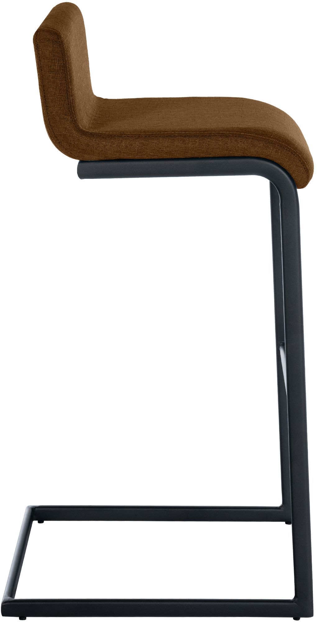 2-delige set barstoelen Newport zwart metalen frame