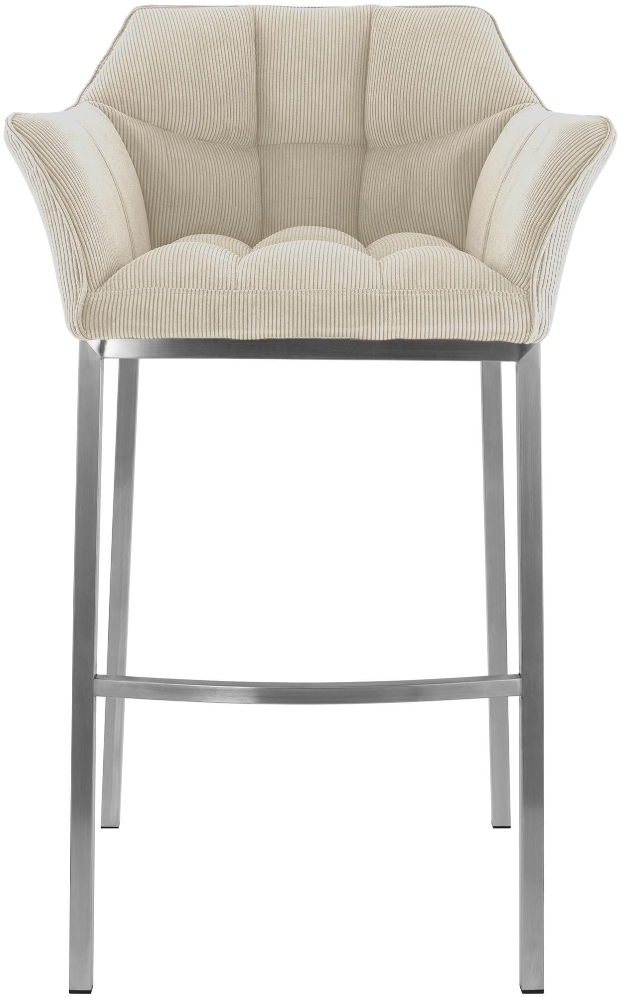 Barkruk Damaso Cord met Vierpootsframe