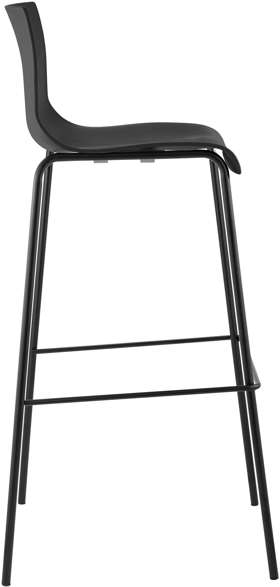 Barkruk Hover kunststof 4-potig frame