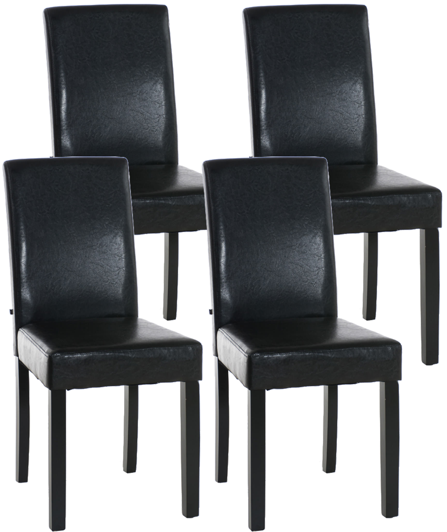 Set van 4 Eetkamerstoelen Ina - Kunstleer