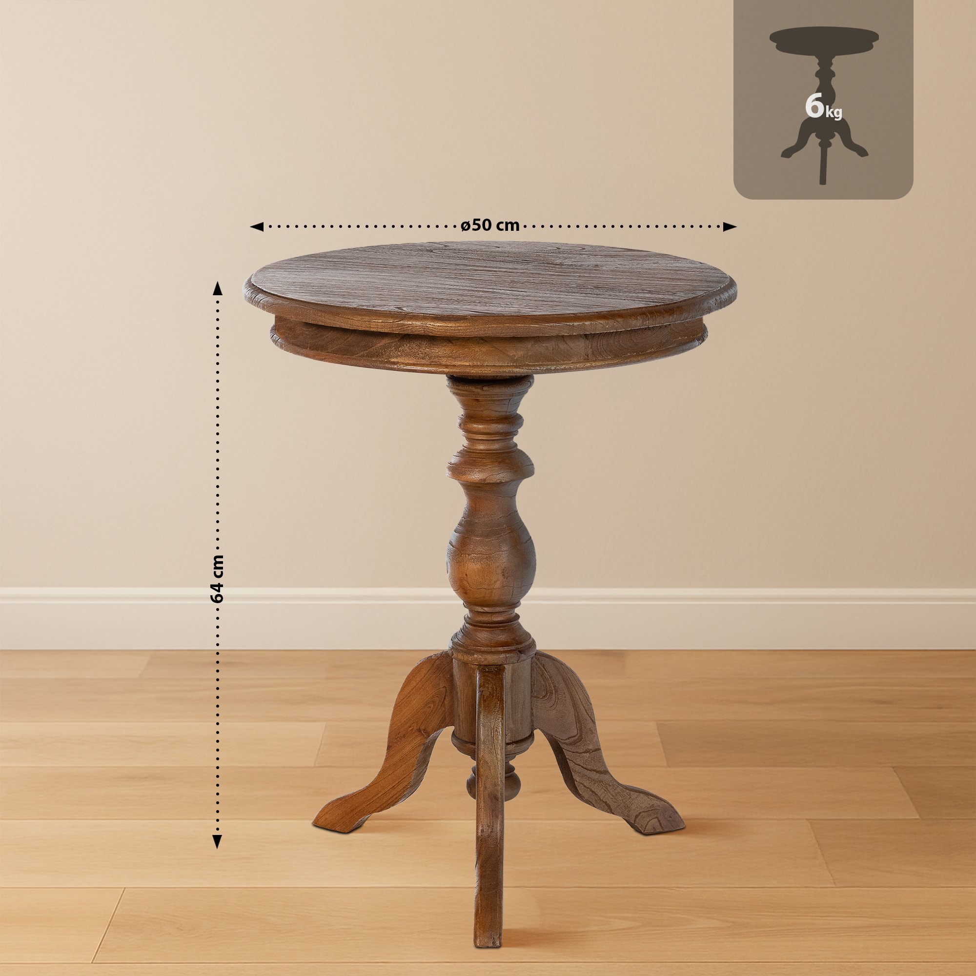 Bijzettafel Wiva 50 cm