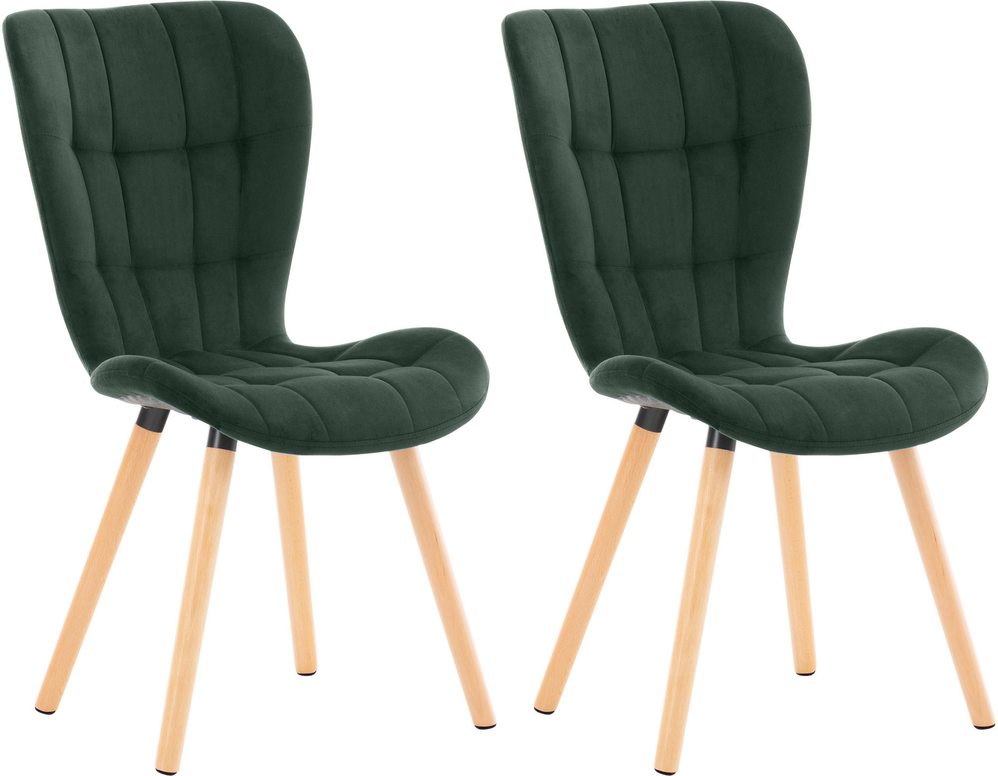 Set van 2 eetkamerstoelen Elda