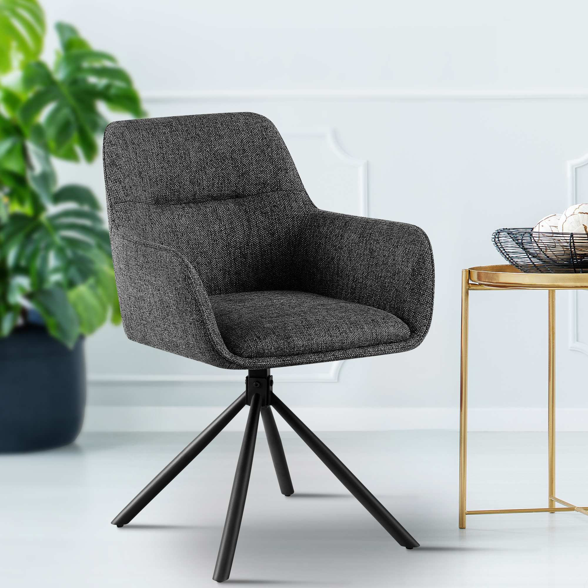 Set van 2 Eetkamerstoelen Tipton