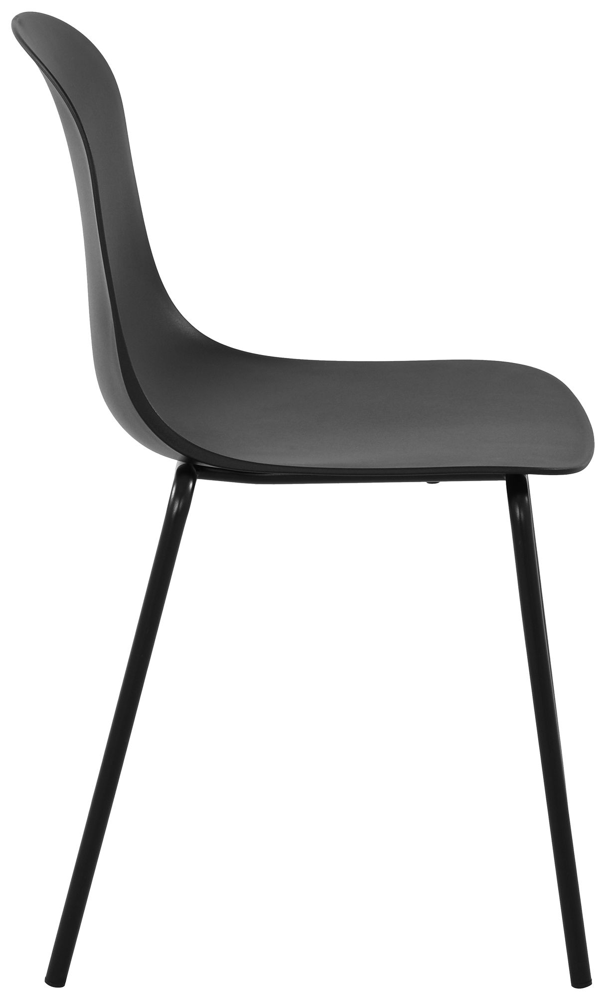4-delige set stapelstoelen Hardin