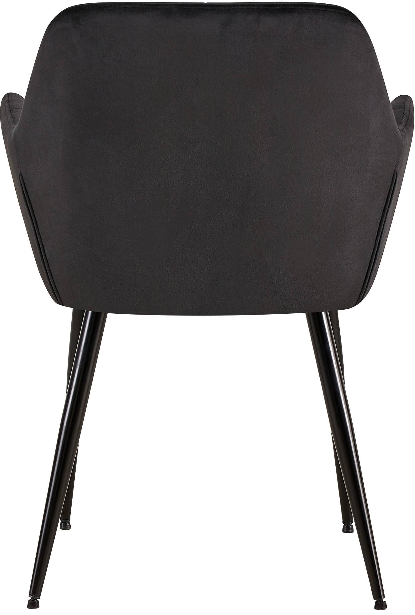 Set van 2 eetkamerstoelen Emia Velvet
