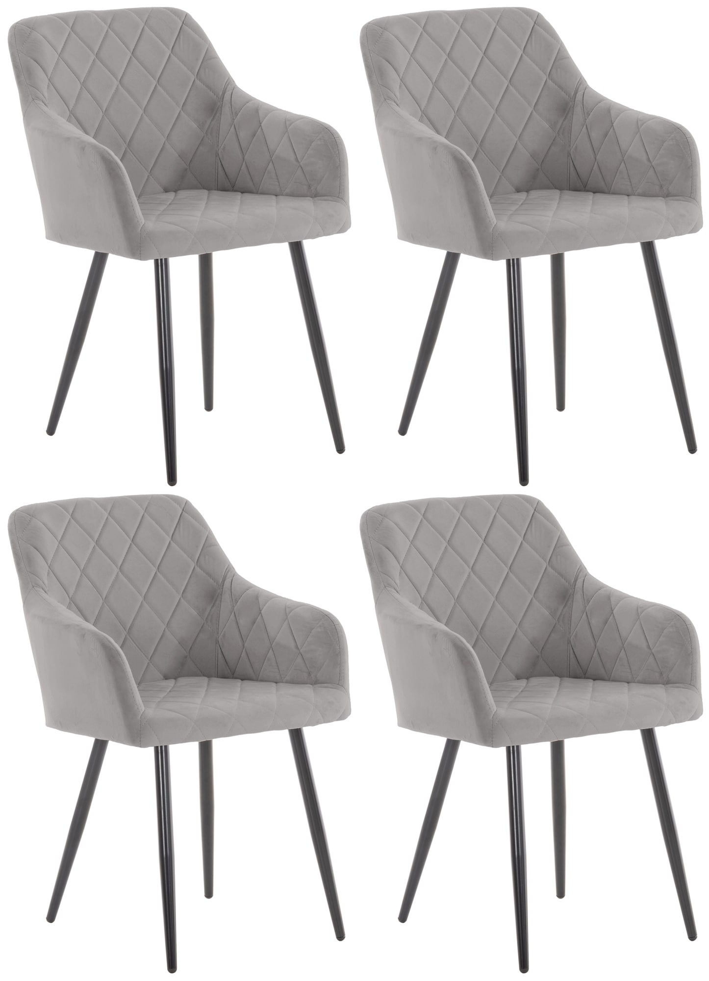 Set van 4 Eetkamerstoelen Shila