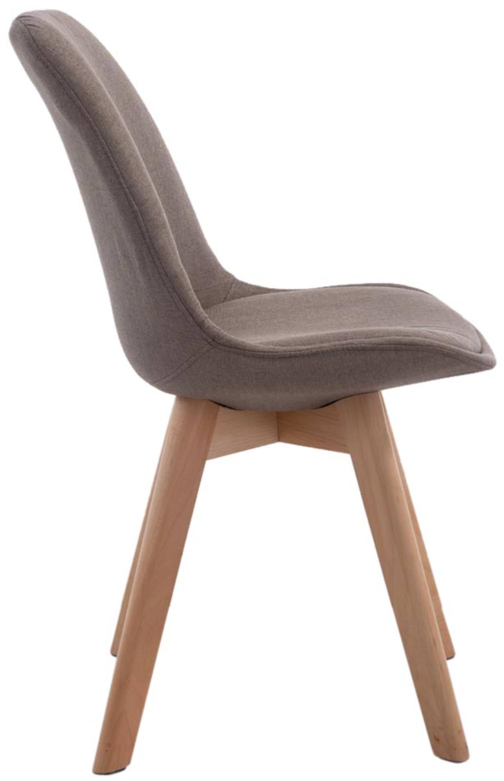 Set van 4 eetkamerstoelen Borneo V2 Stof