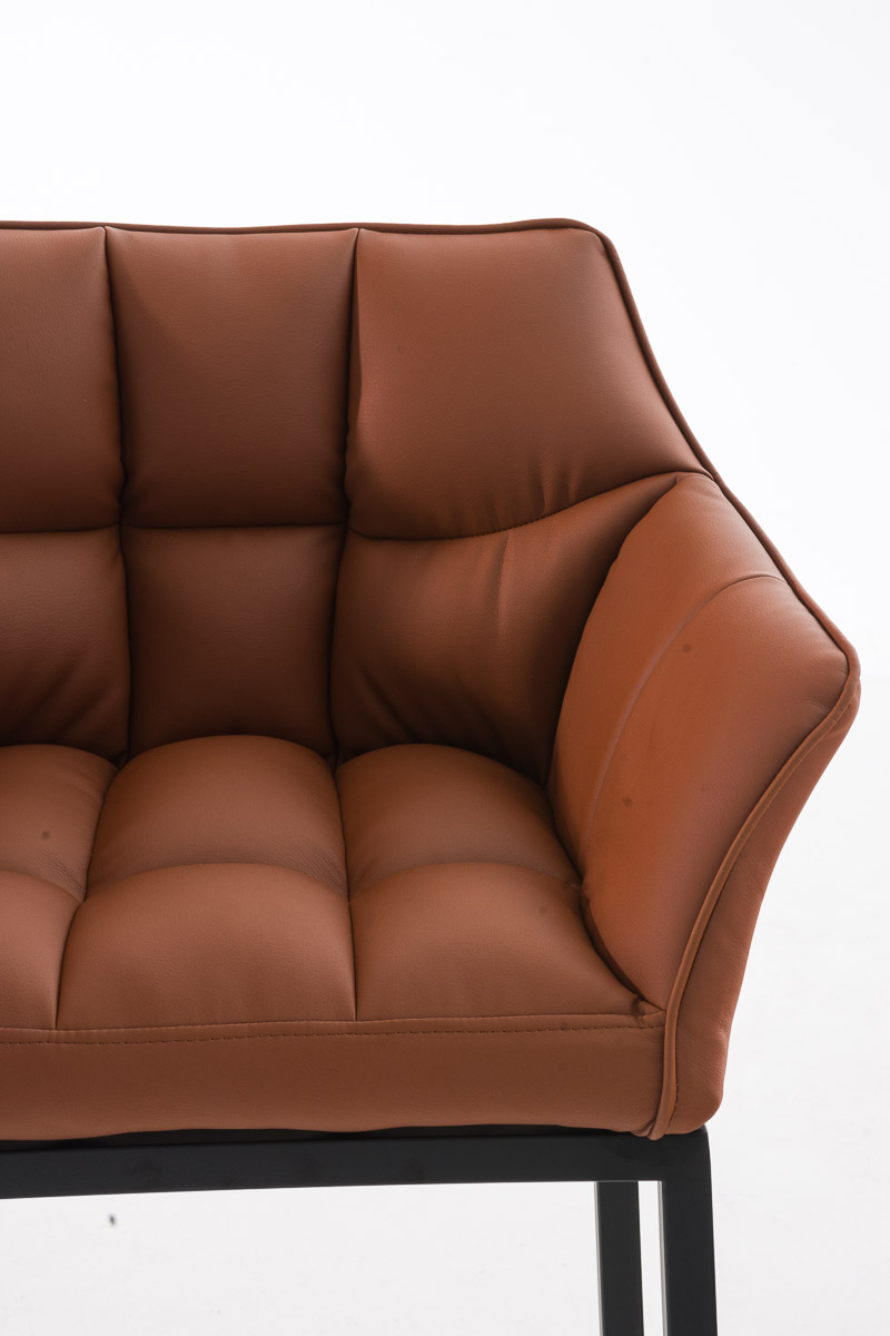 Barkruk Damaso Kunstleer met Vierpootsframe
