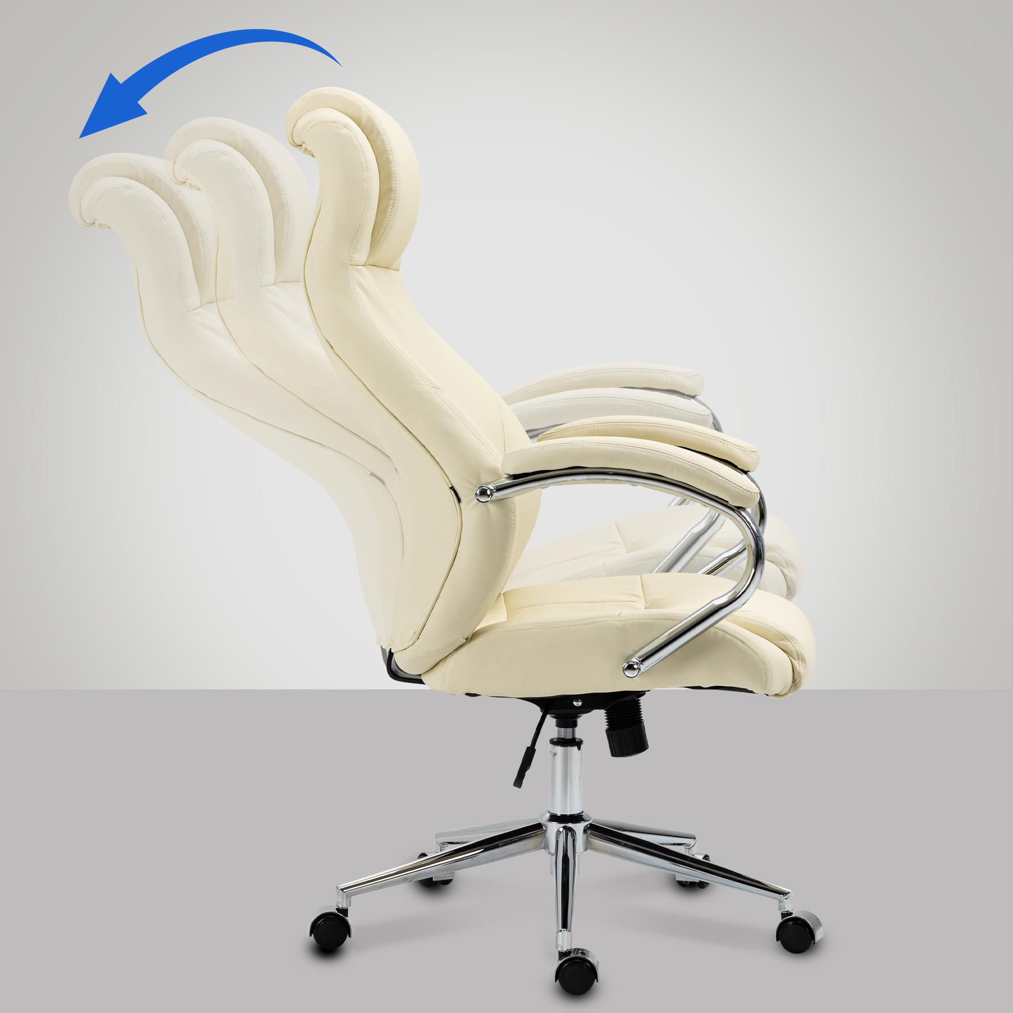Bureaustoel Salford Echtleder