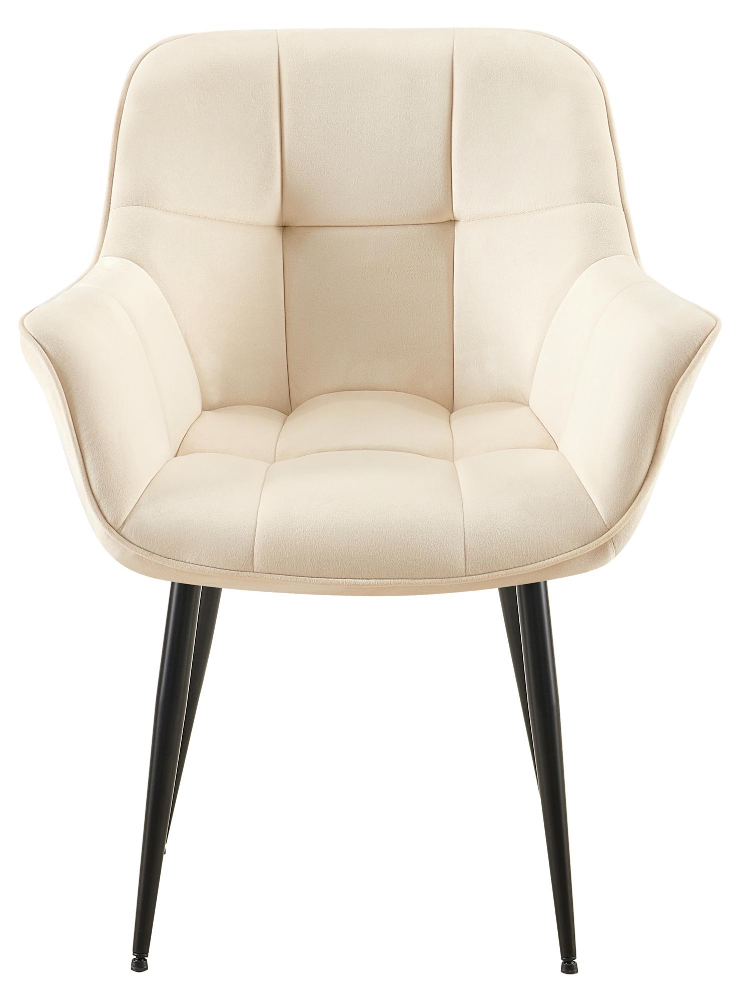 Set van 2 Eetkamerstoelen Roseville fluweel