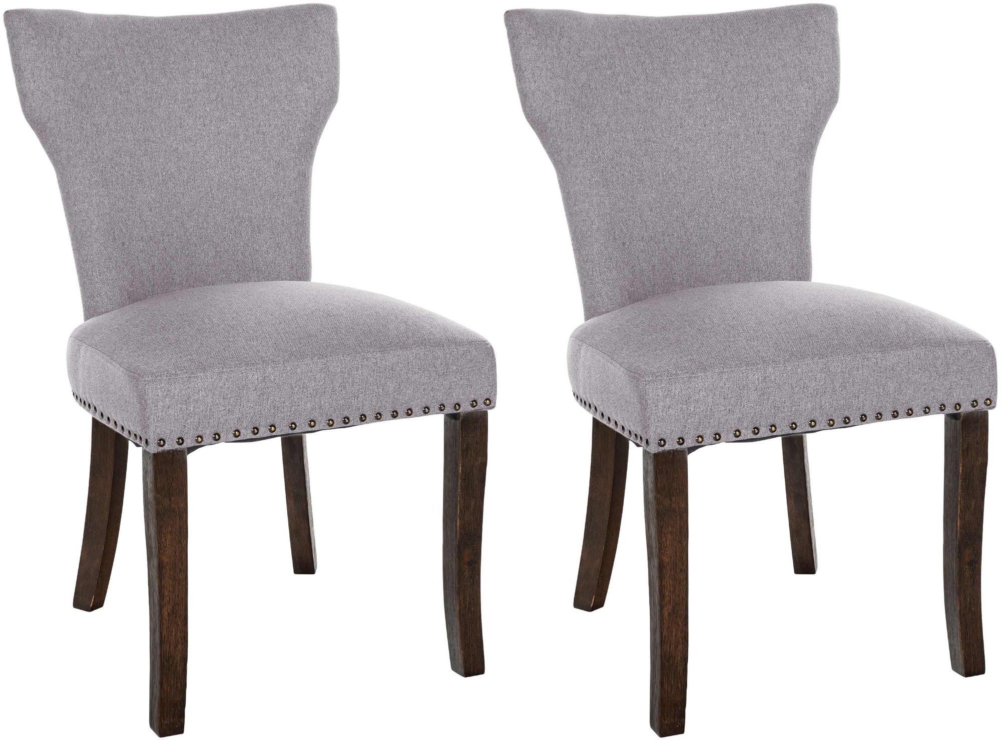 Set van 2 eetkamerstoelen Zadar stof