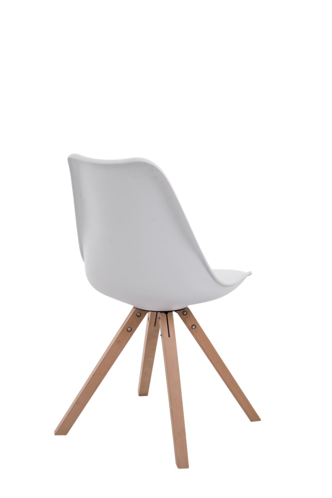 Set van 4 stoelen Toulouse - Vierkant - Kunstleer