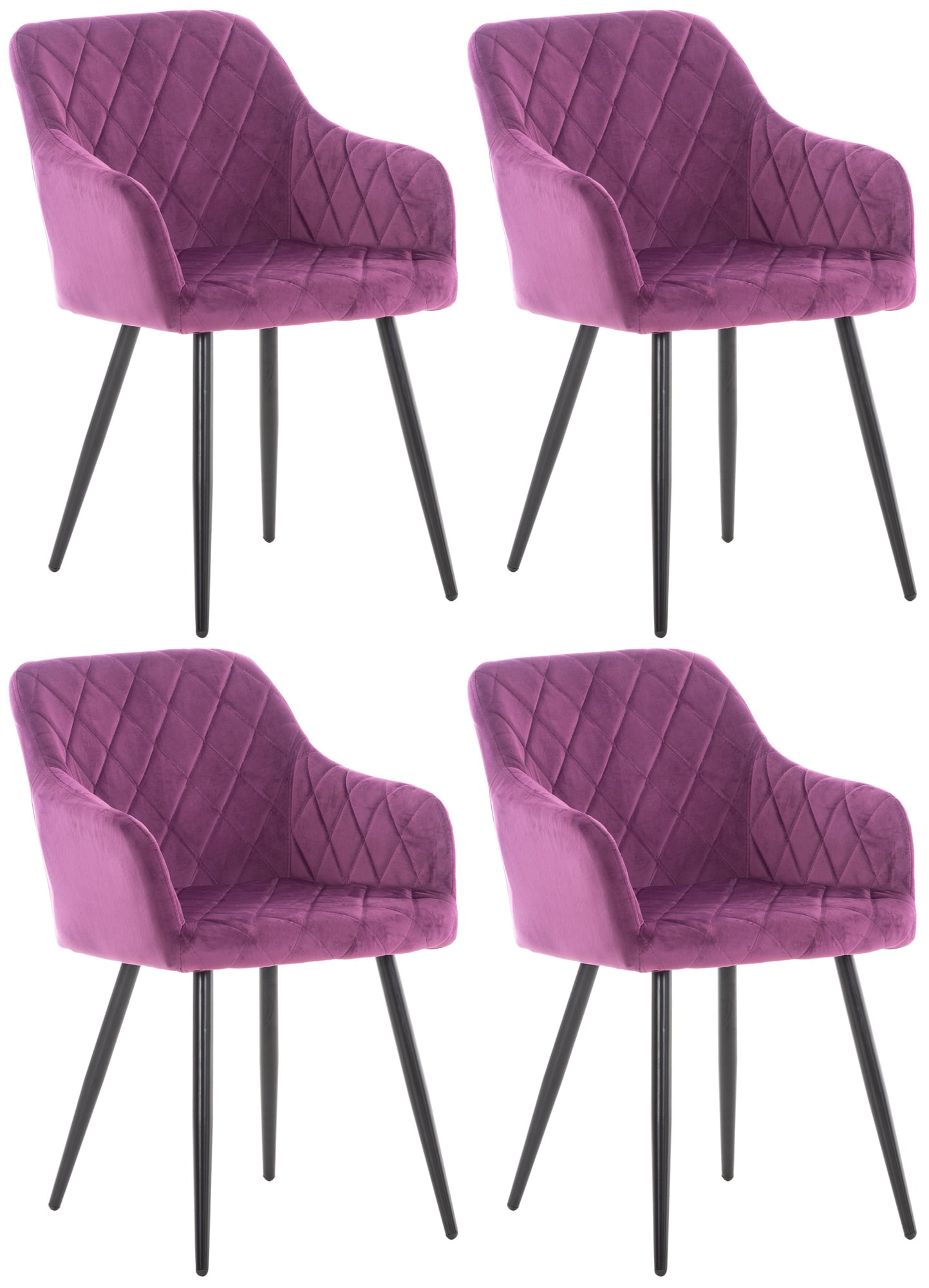 Set van 4 Eetkamerstoelen Shila