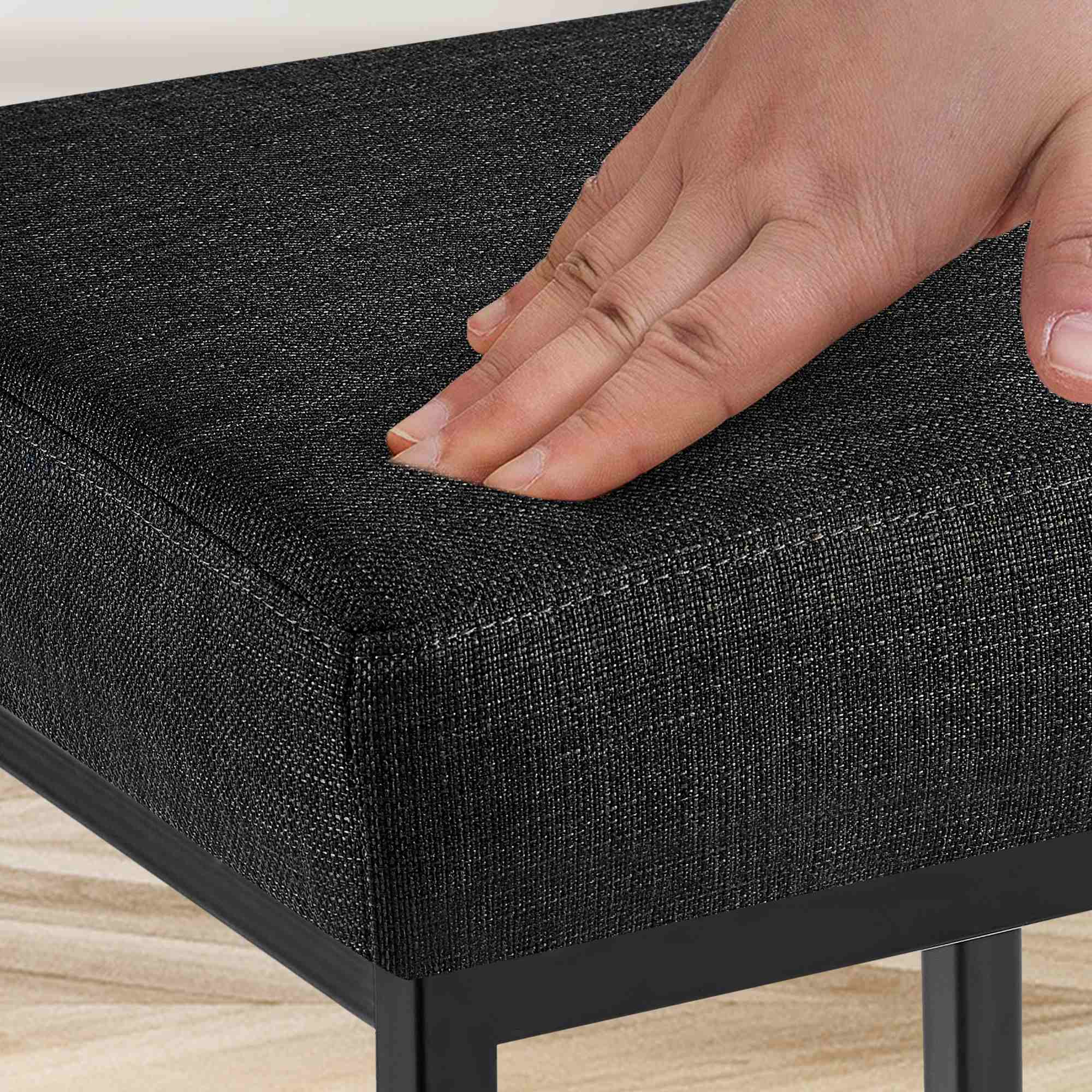 2-delige set barkrukken Montreal bekleding