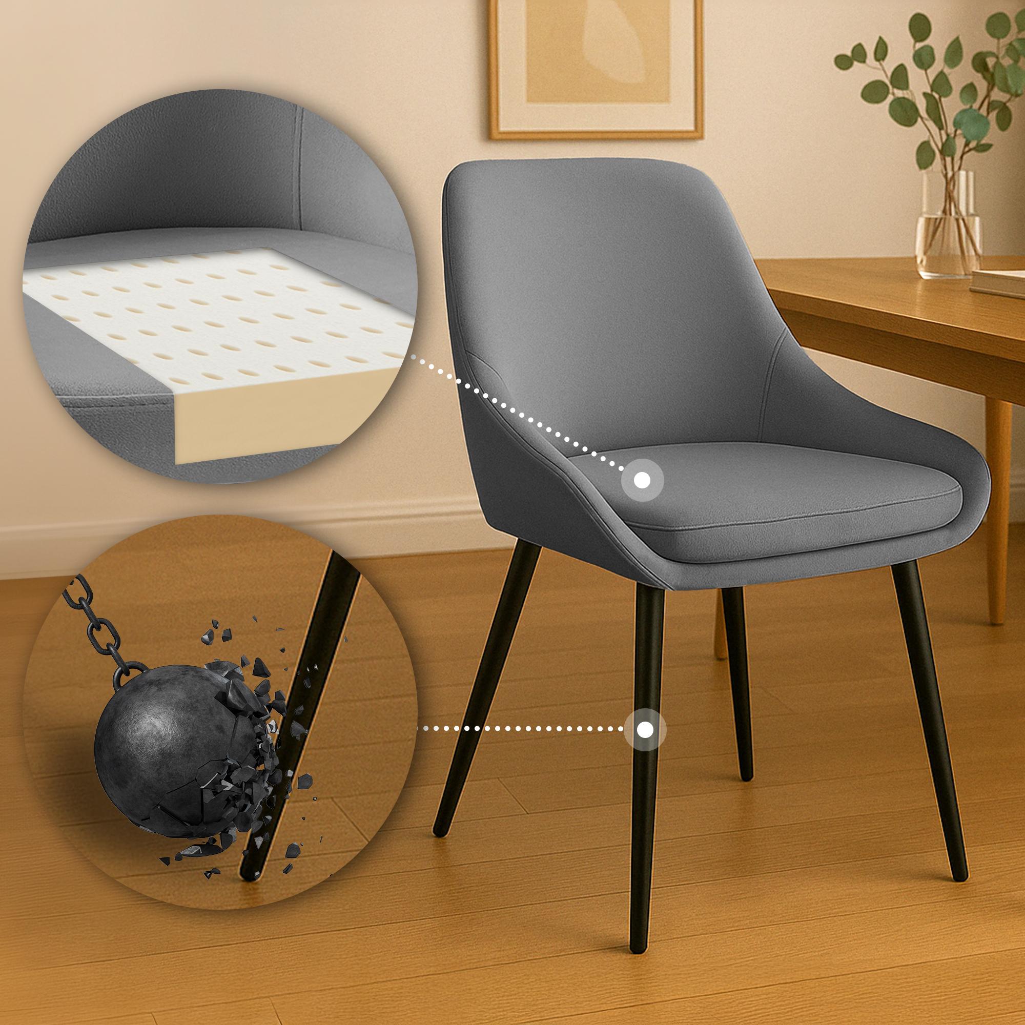 Set van 2 eetkamerstoelen Elmira