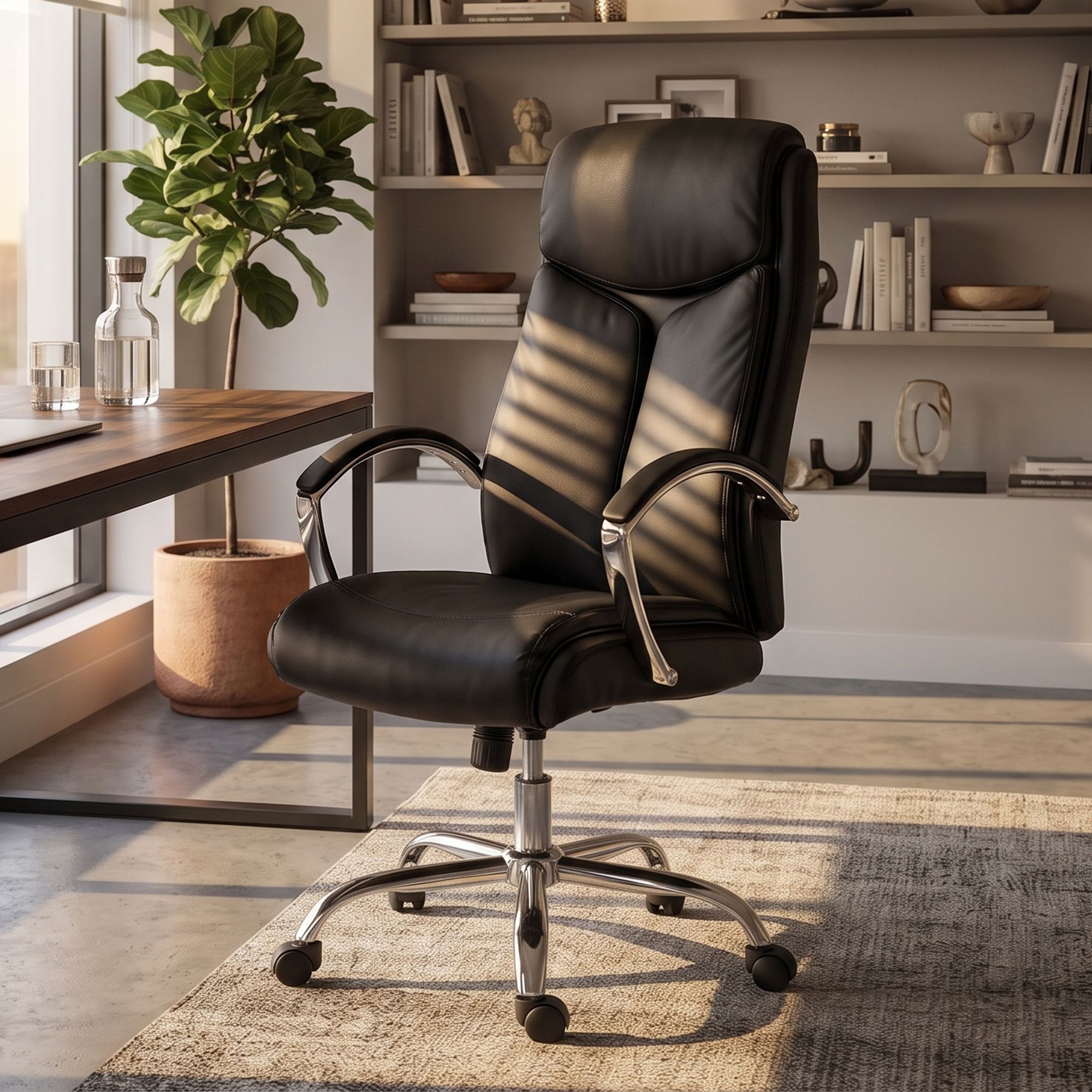 Bureaustoel Arlen Lederlook