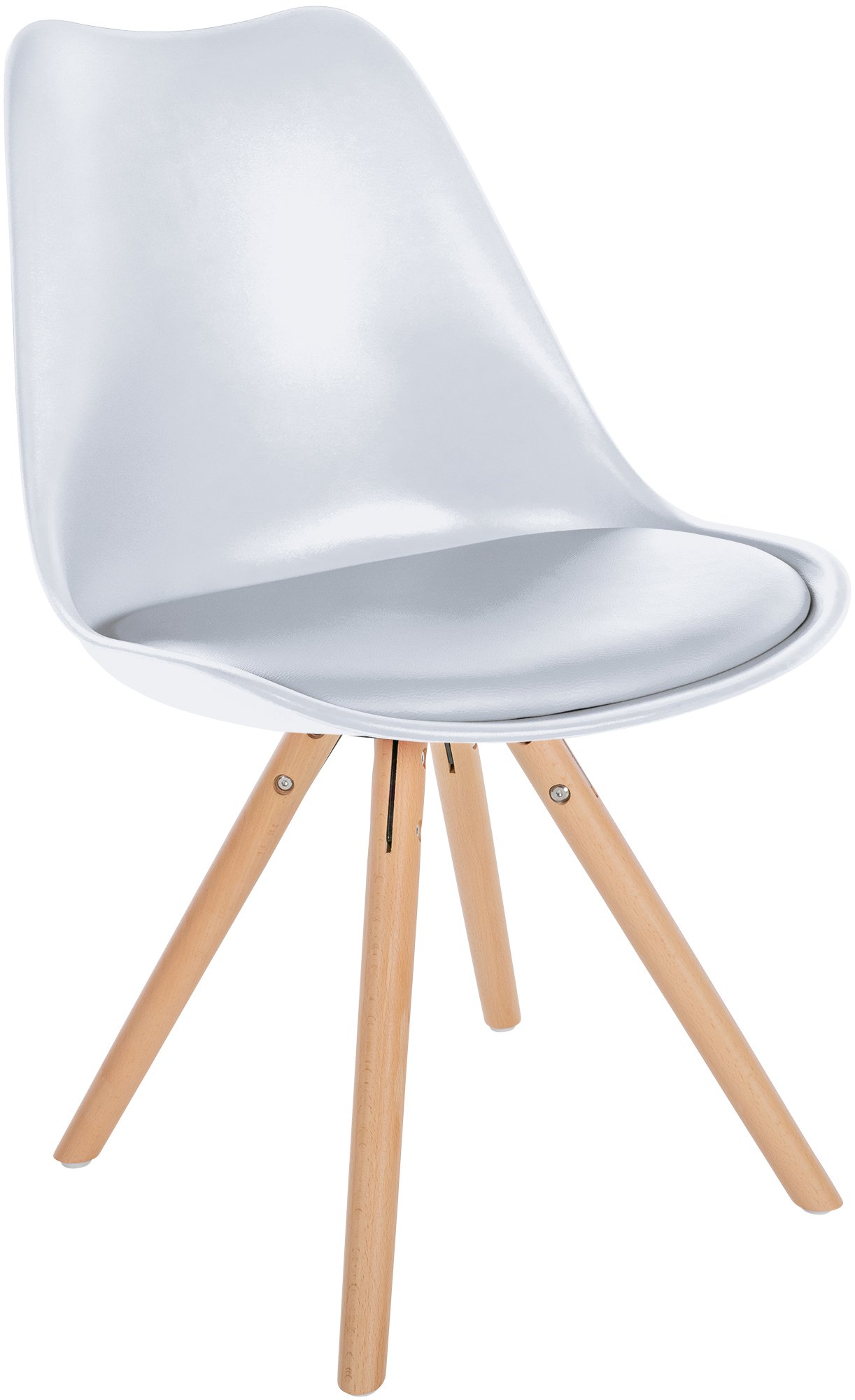 Set van 4 Eetkamerstoelen Sofia Kunststof