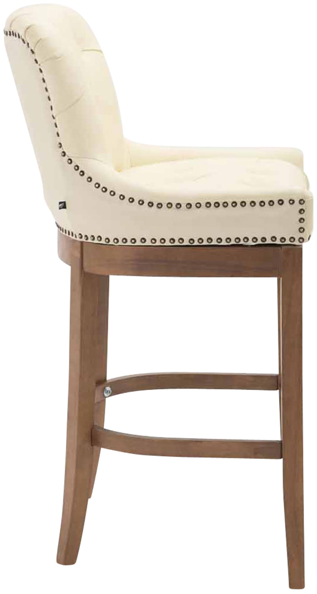 Barkruk Lakewood echt leer Antiek light