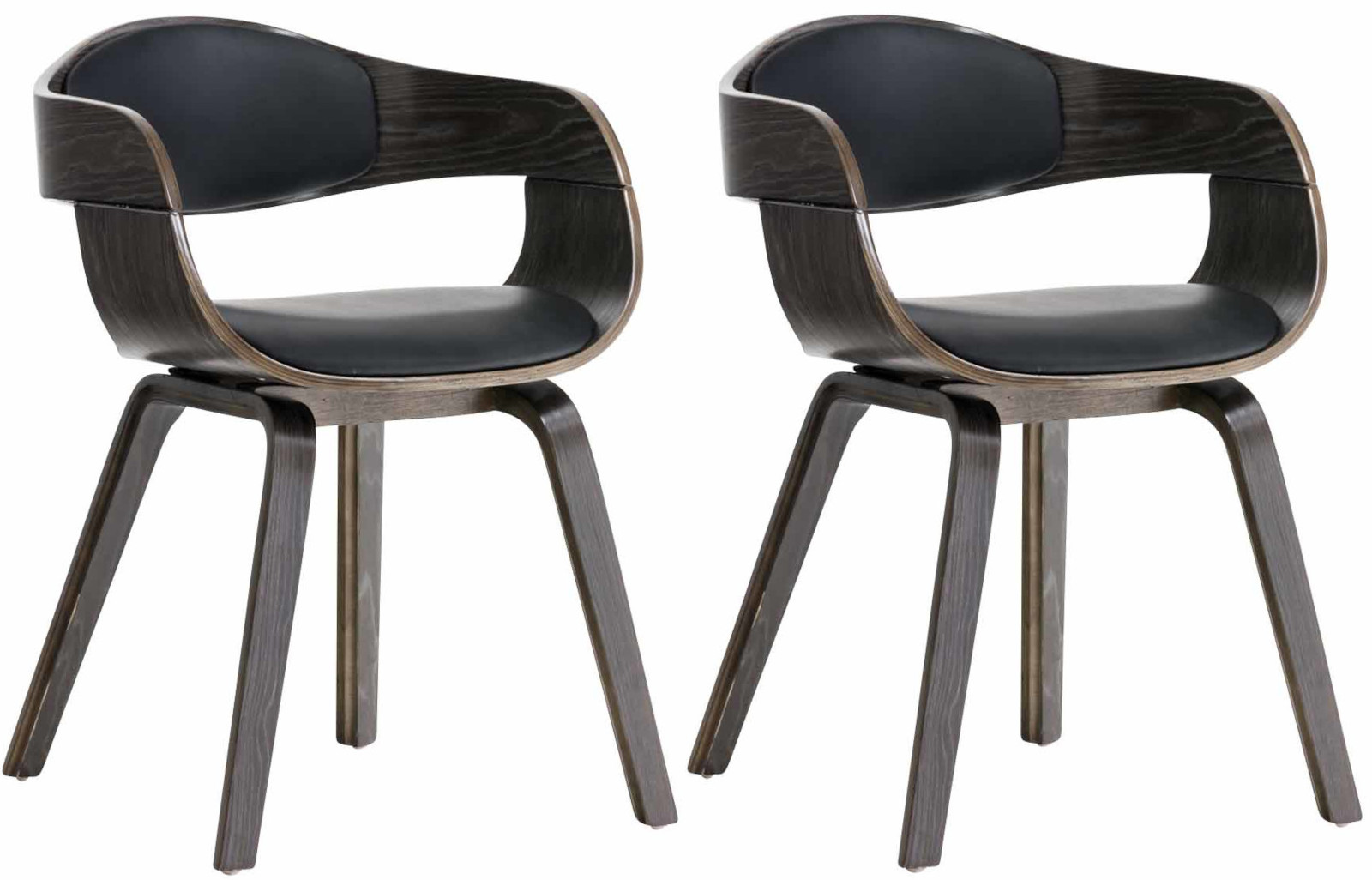 Set van 2 Kingston Stoelen Kunstleer