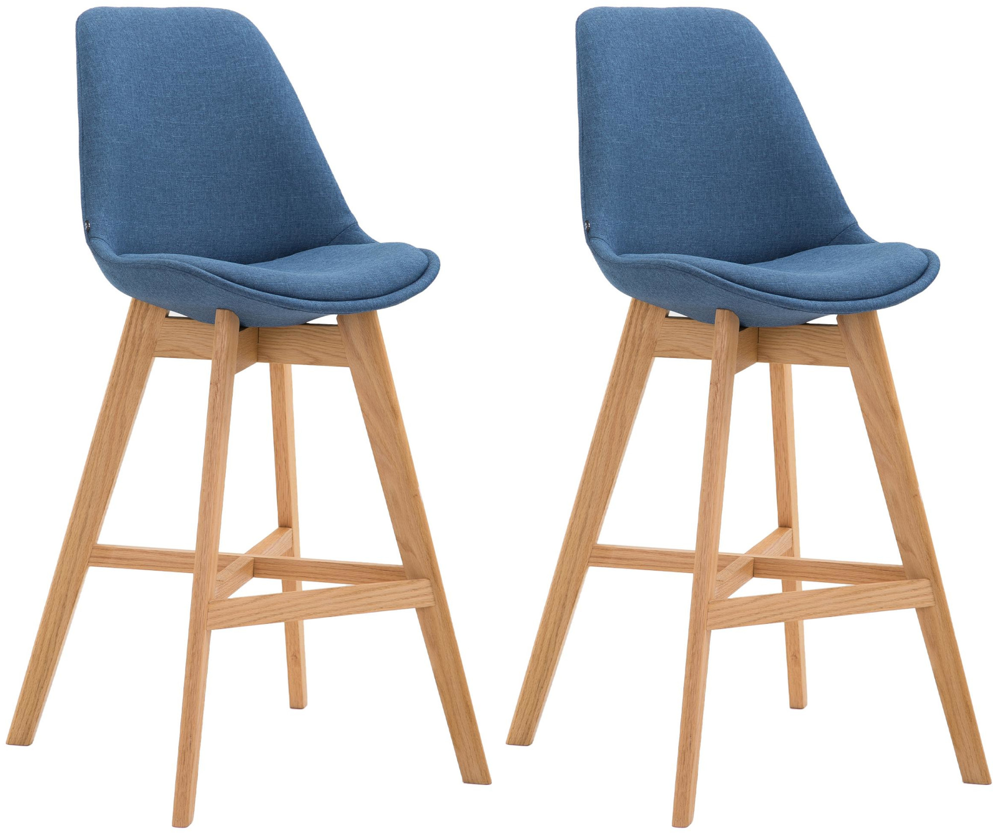 Set van 2 barkrukken Cannes stof