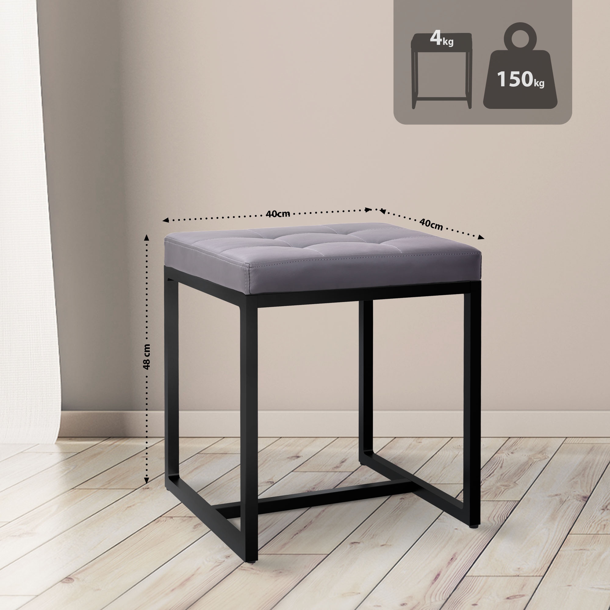 Barci kruk met zwart frame