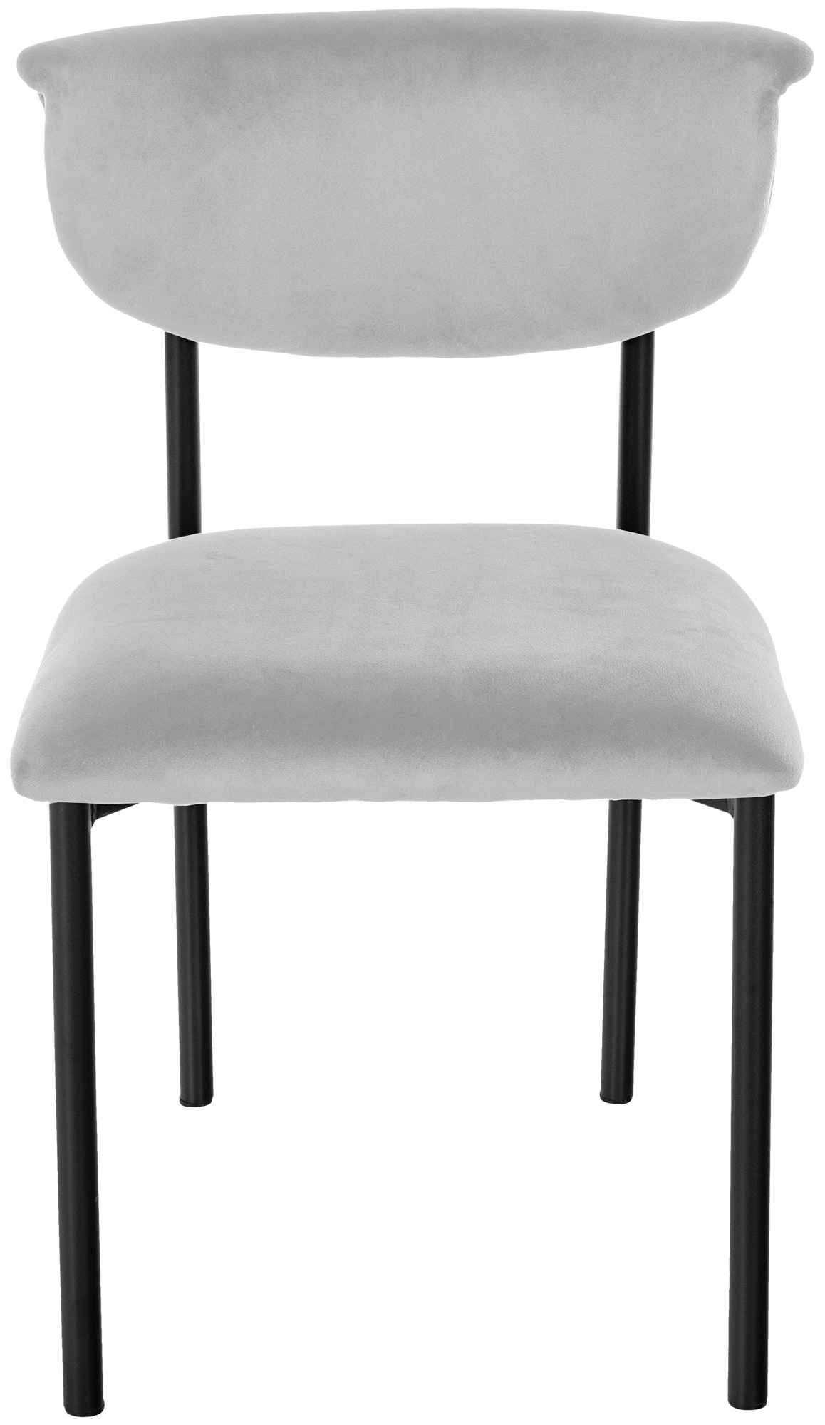 Set van 2 eetkamerstoelen Gambell fluweel