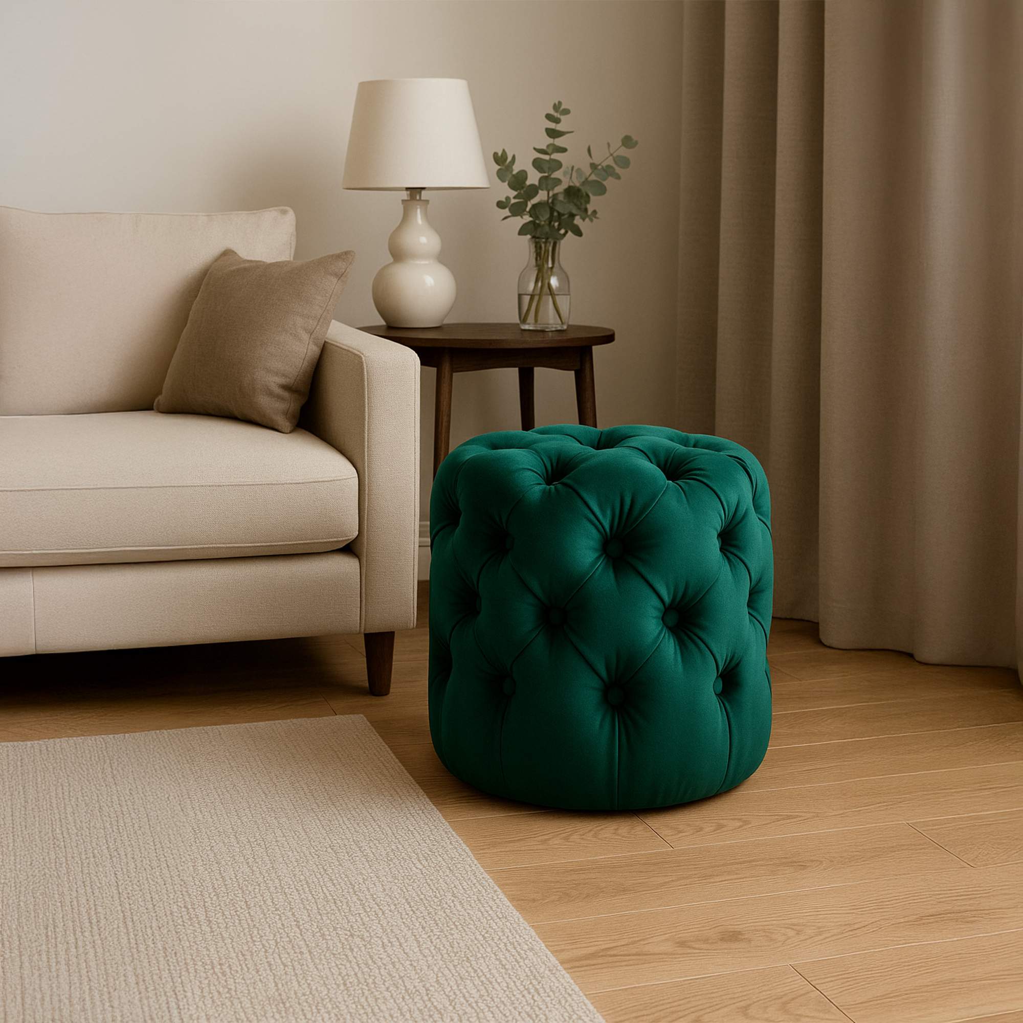Hocker Drancy Fluweel