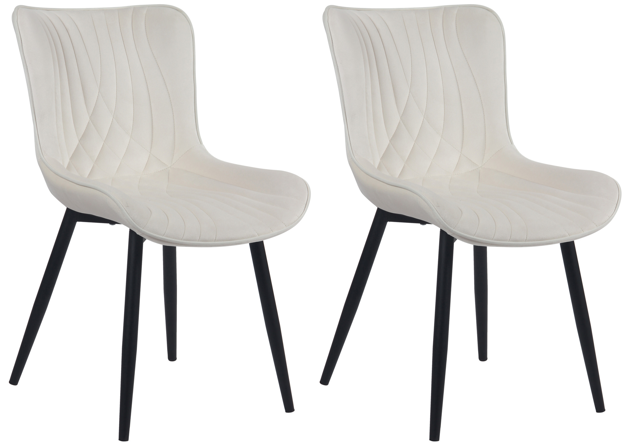 Set van 2 eetkamerstoelen Brady
