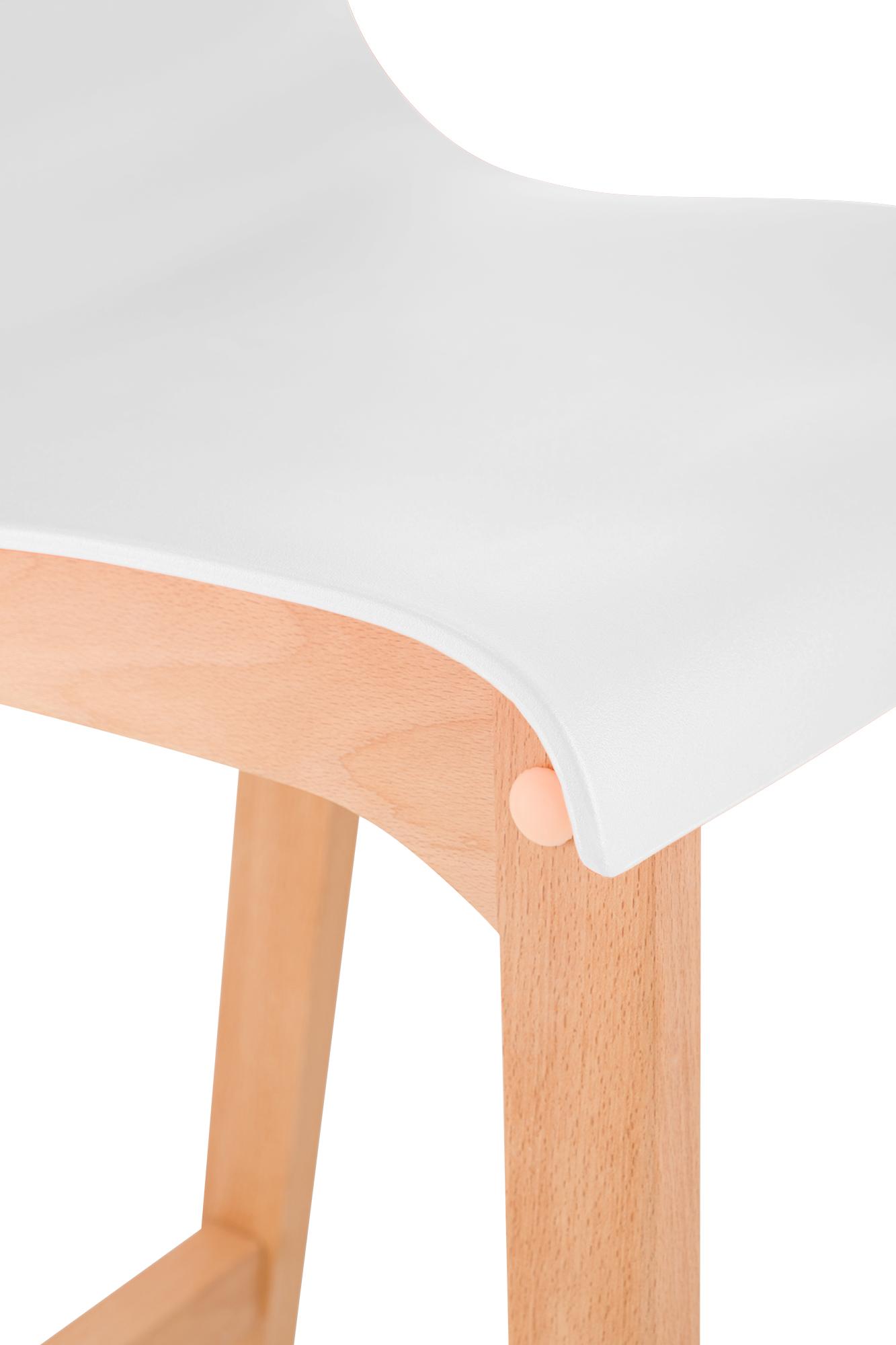 Barkruk Hover Kunststof Vierpootsframe Natura