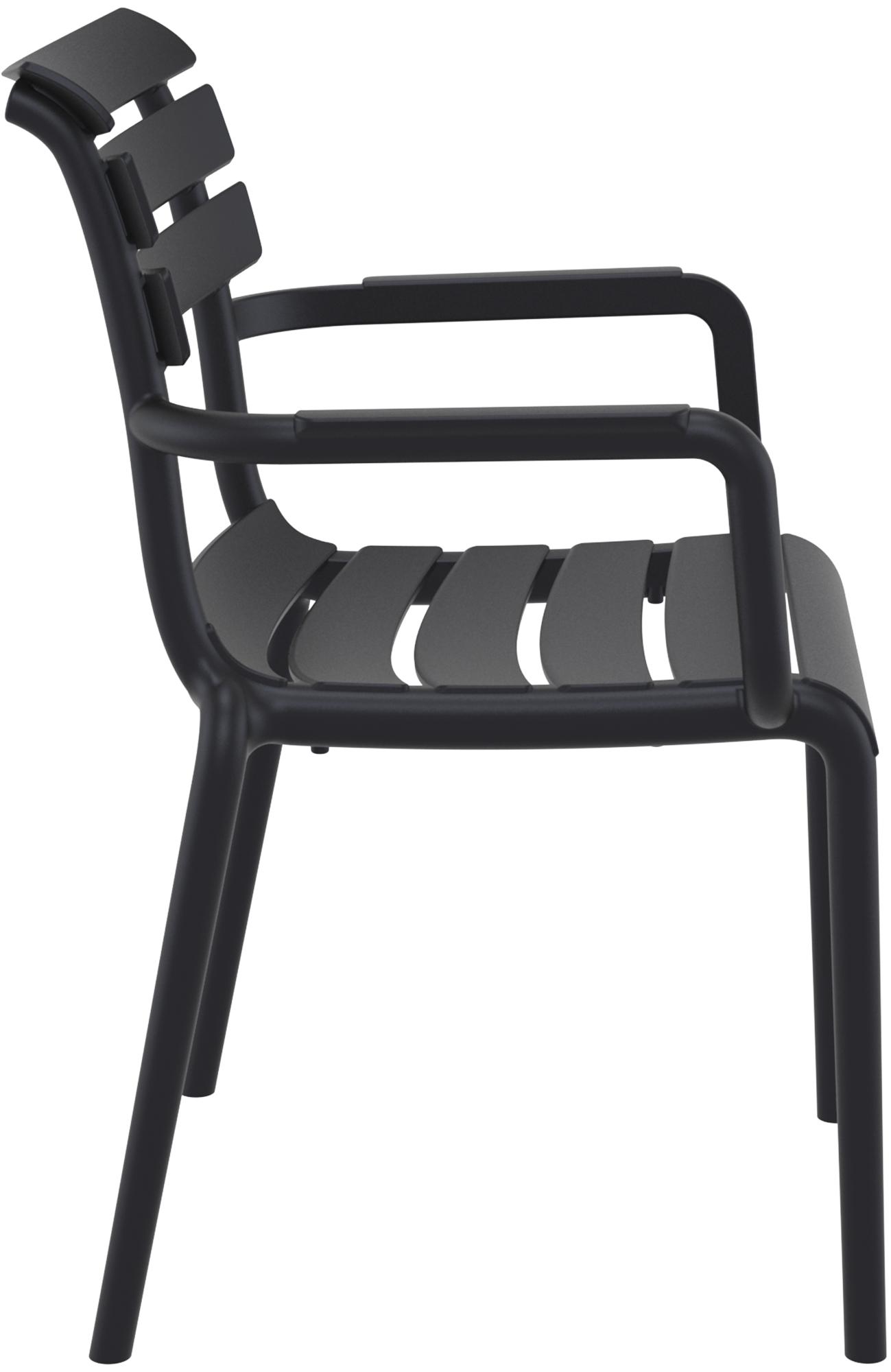 Set van 4 tuinstoelen Paris