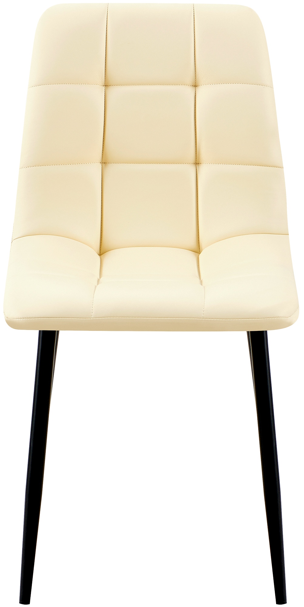 Set van 4 eetkamerstoelen Antibes kunstleer