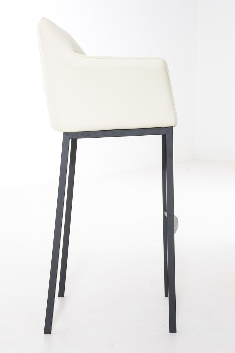 Barkruk Damaso Kunstleer met Vierpootsframe