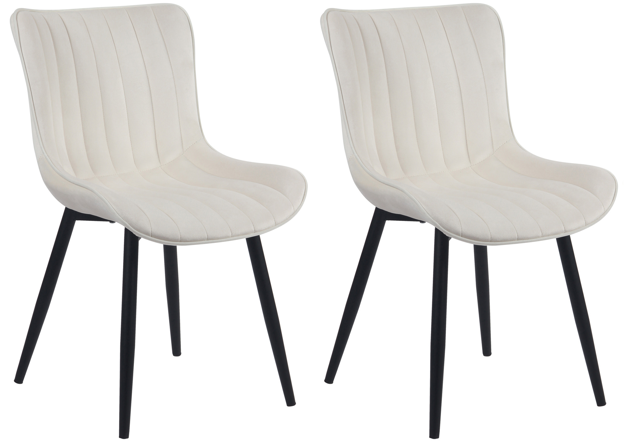 Set van 2 eetkamerstoelen Largo