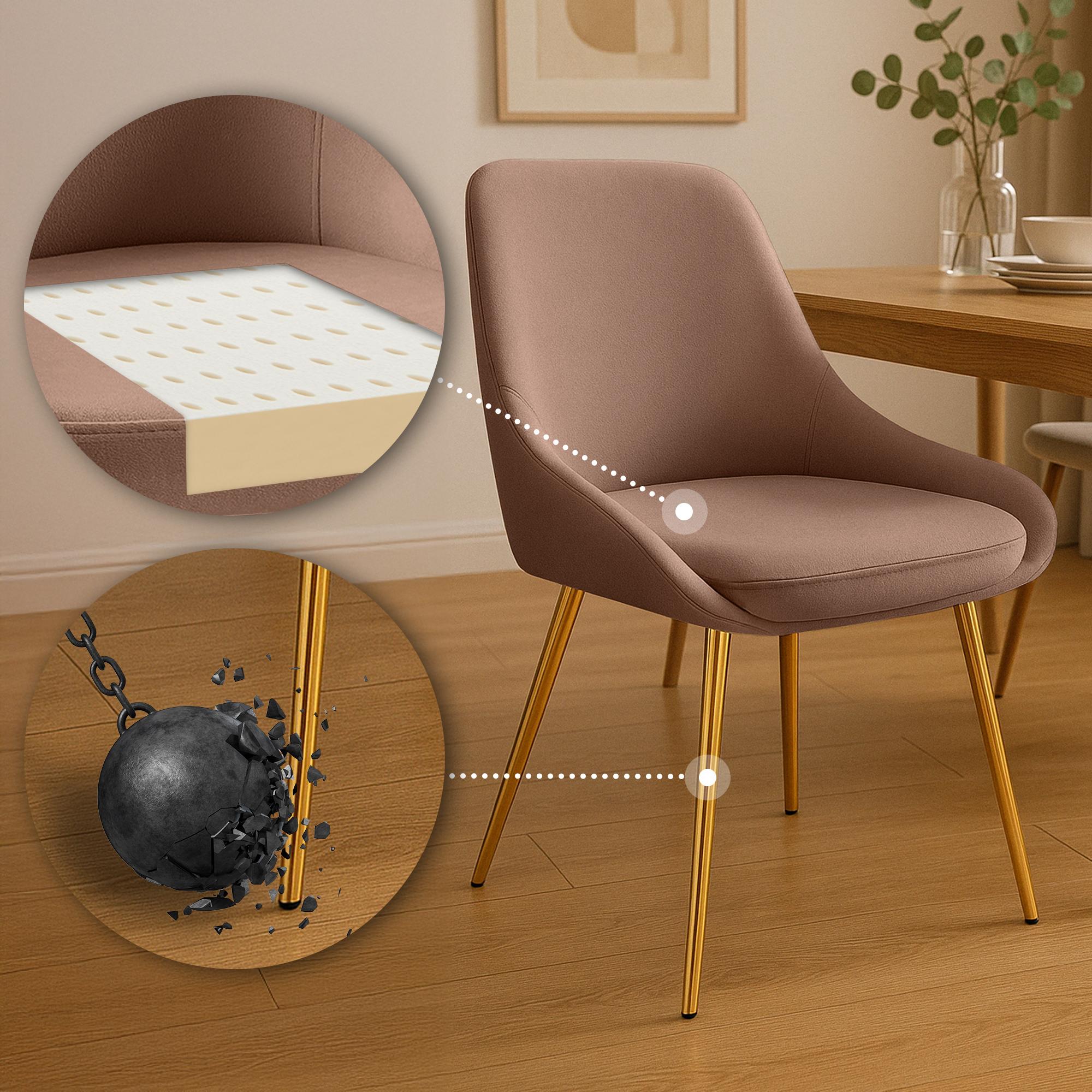 Set van 2 eetkamerstoelen Elmira