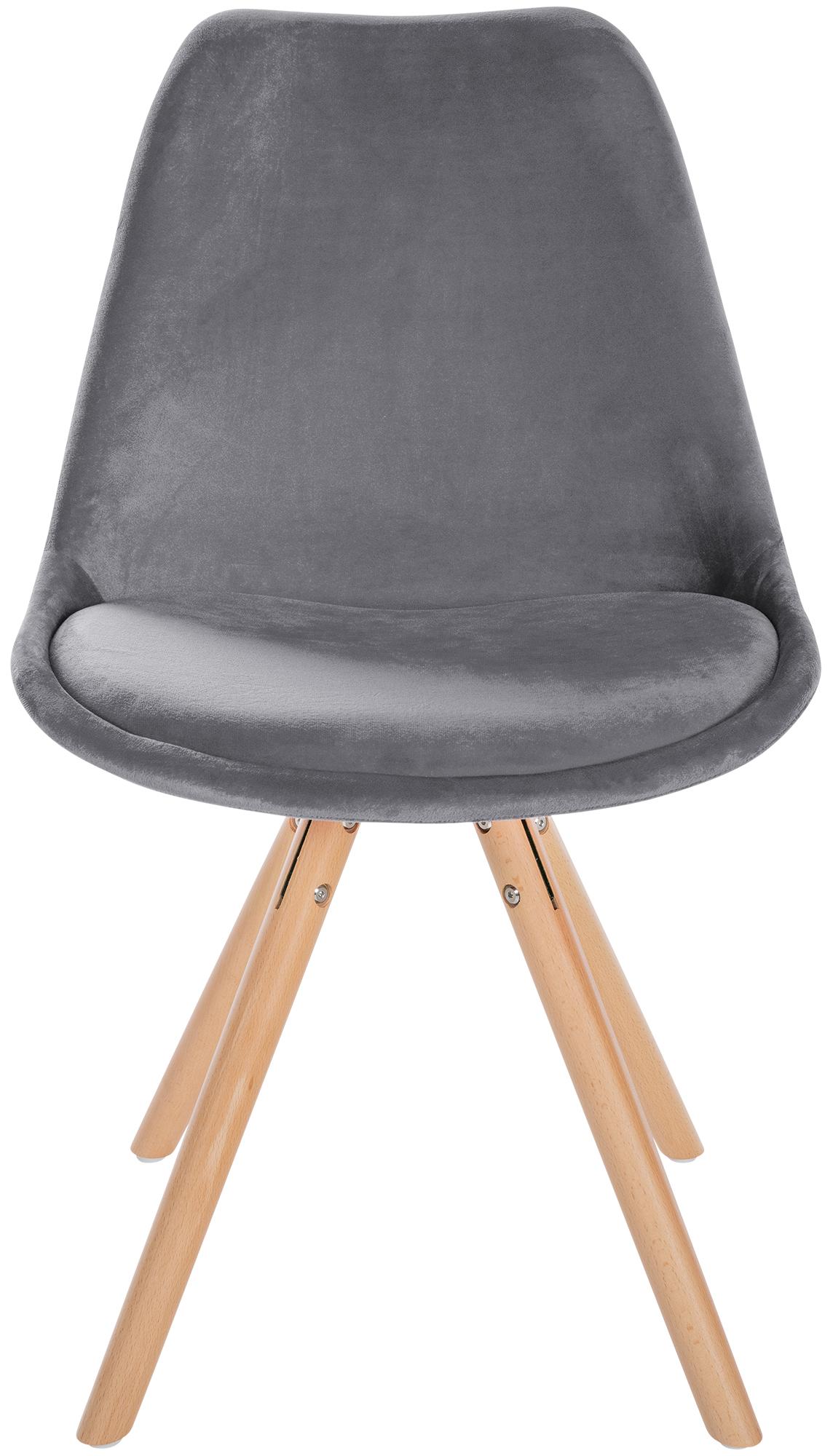 Set van 4 eetkamerstoelen Sofia fluweel