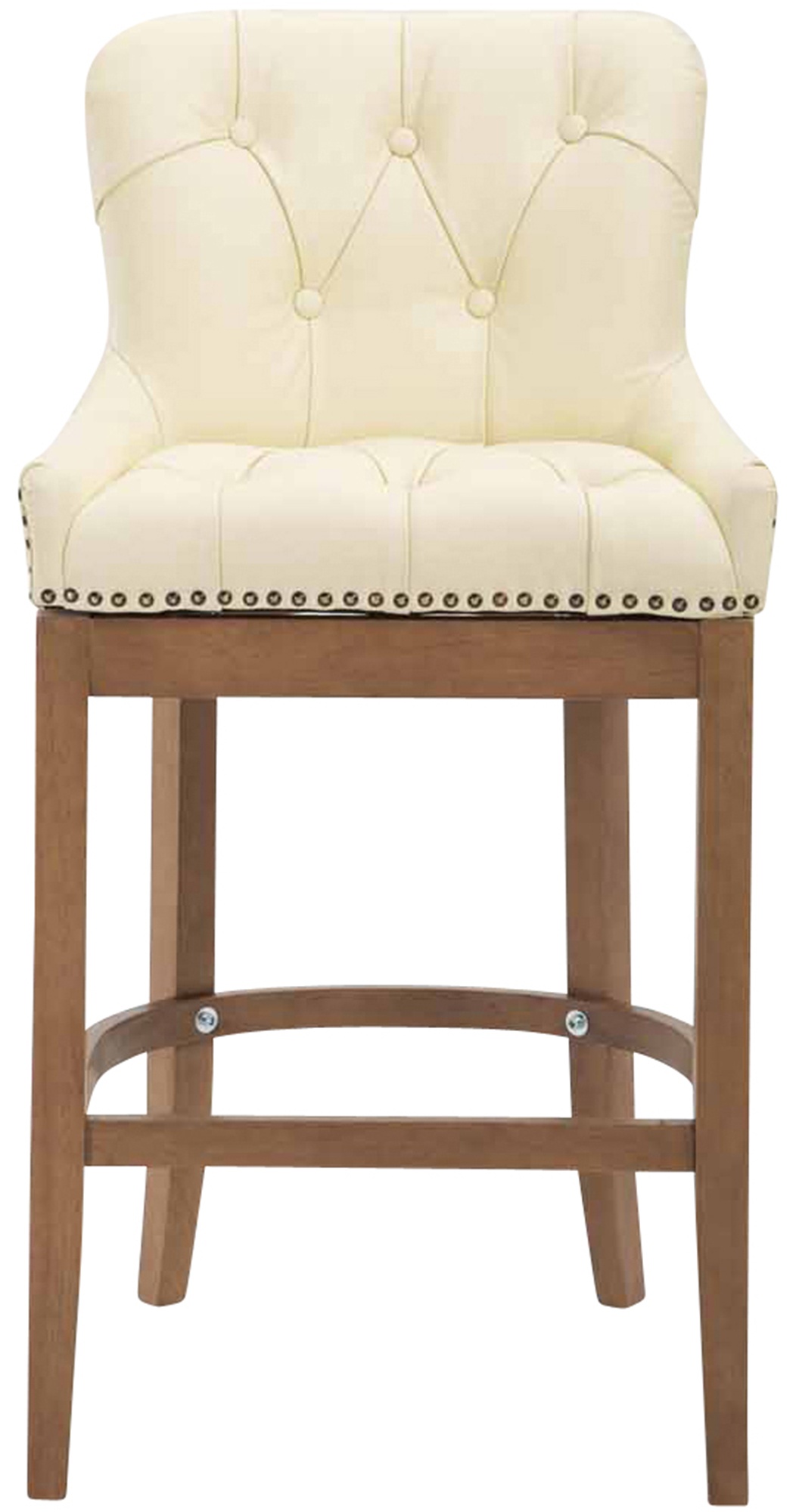 Barkruk Lakewood echt leer Antiek light