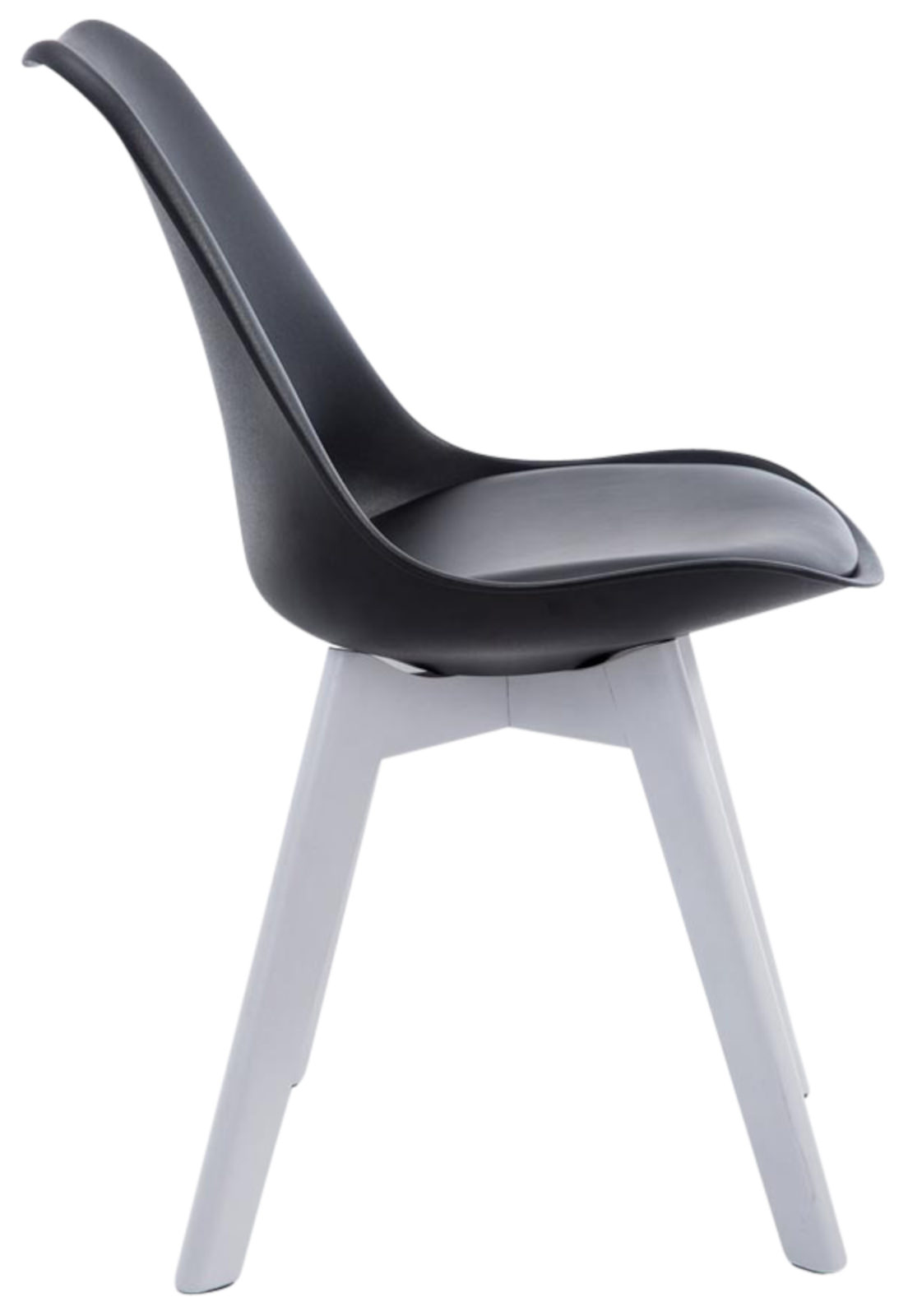 Set van 4 Eetkamerstoelen Borneo - Kunstleer