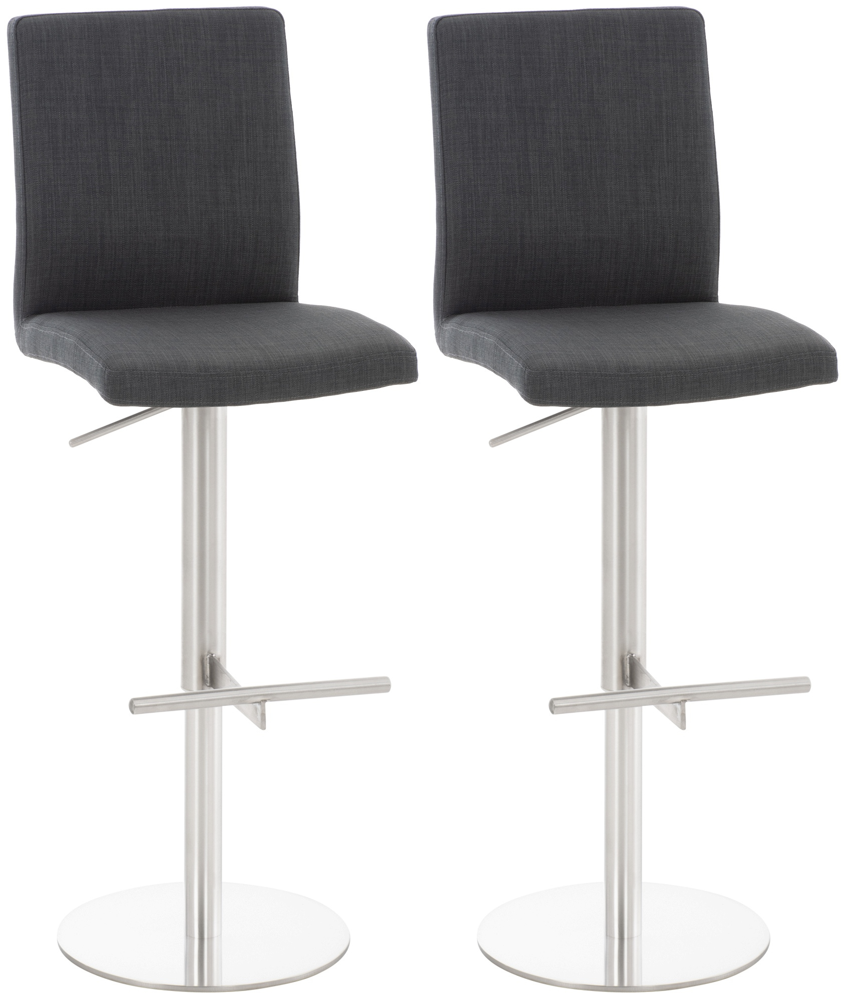 2x Barkruk Cadiz stof bekleding