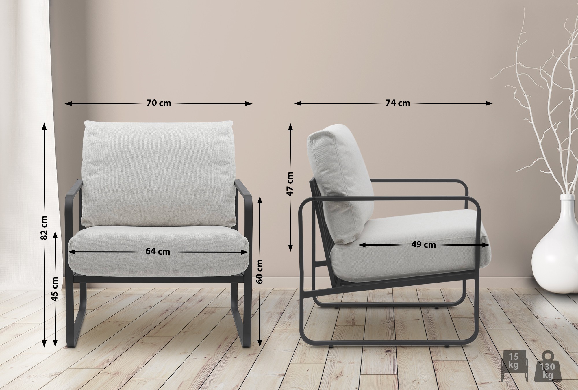 Fauteuil Manea