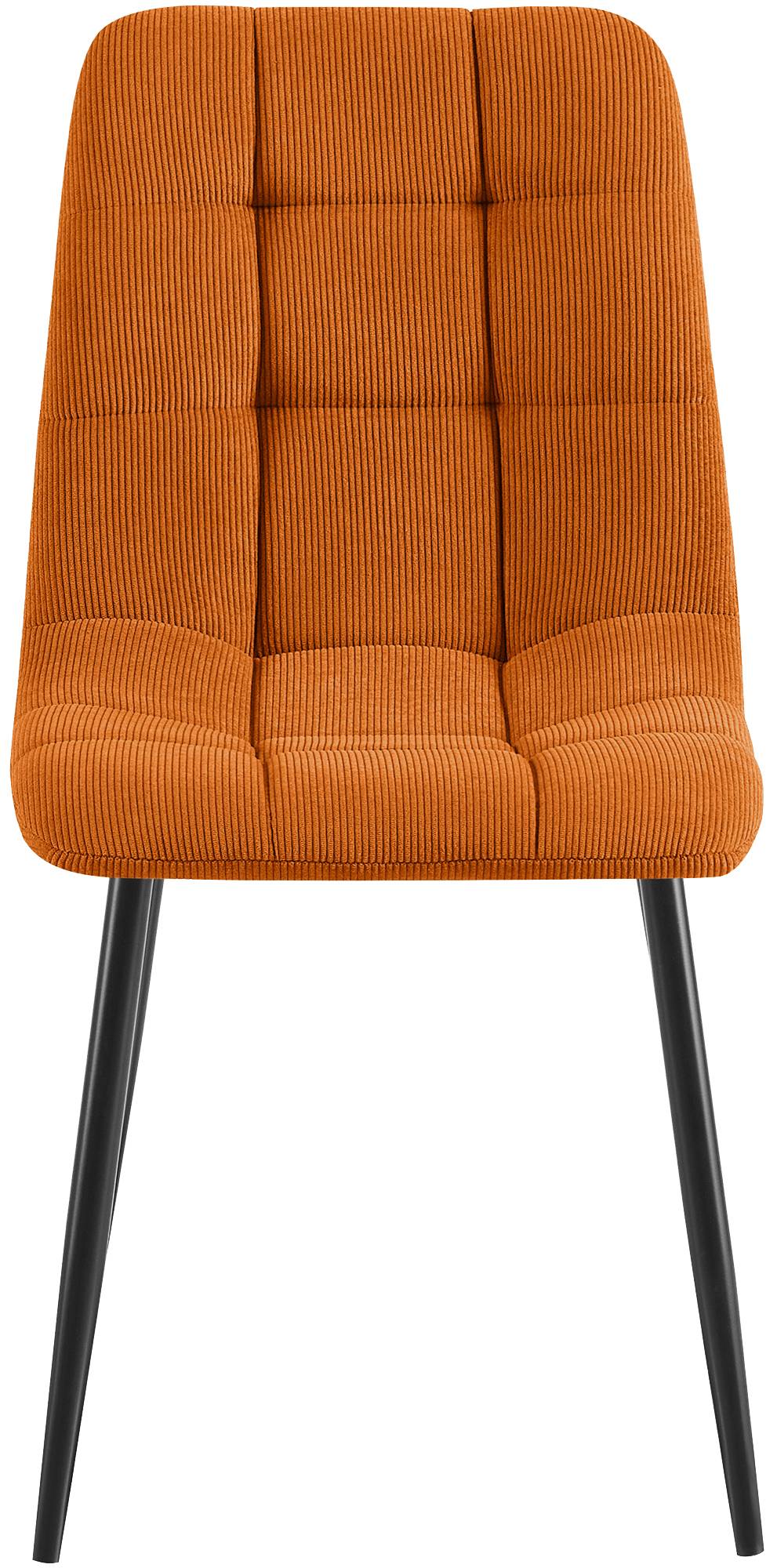 Set van 2 eetkamerstoelen Antibes ribstof