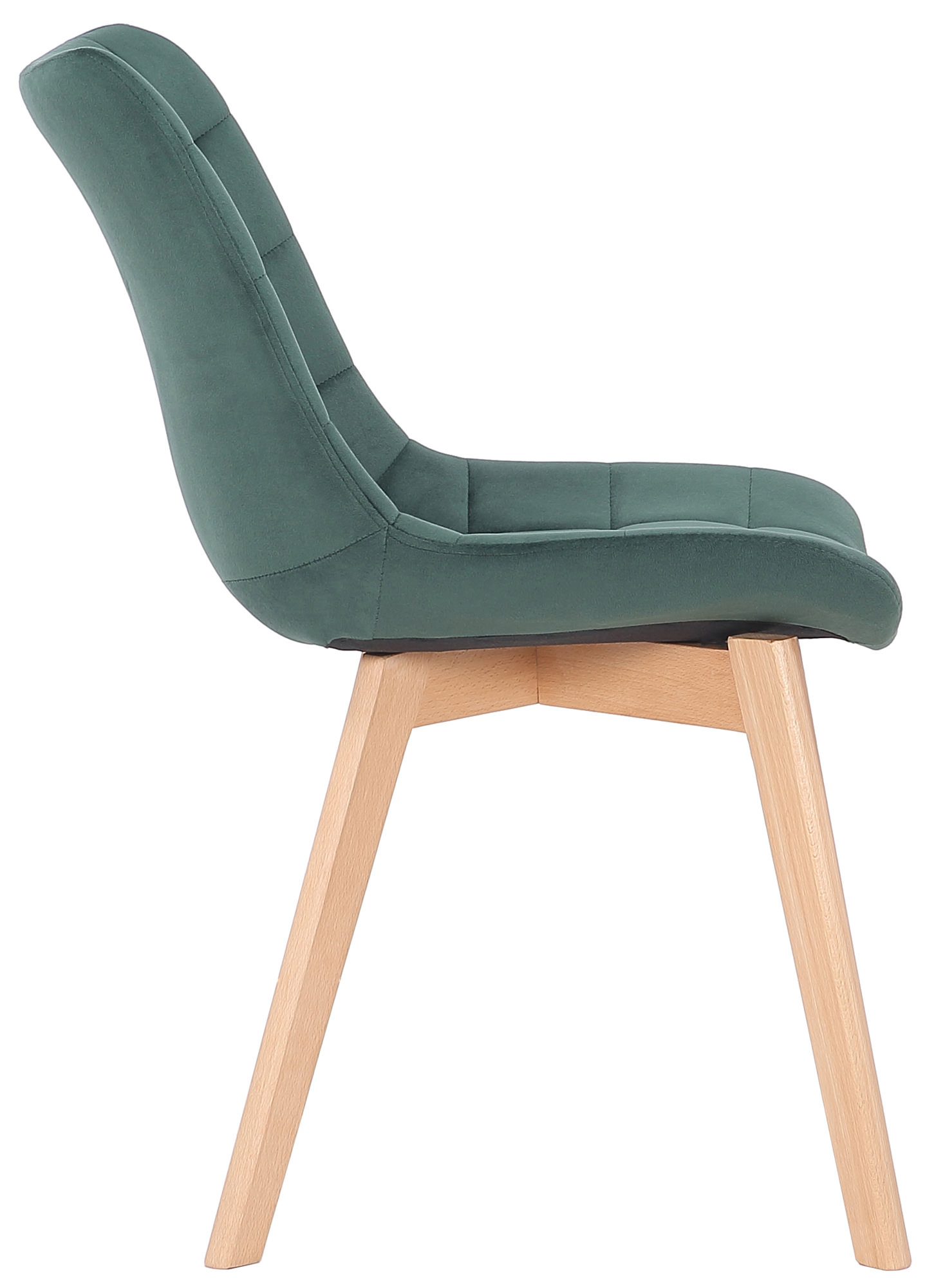 Set van 2 Eetkamerstoelen Passaic Fluweel