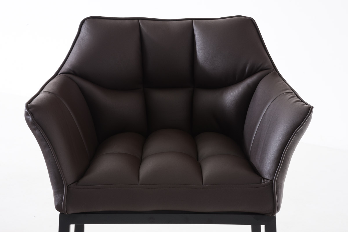 Barkruk Damaso Kunstleer met Vierpootsframe