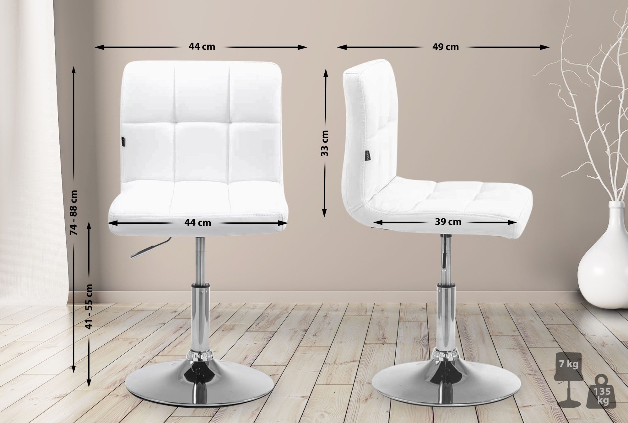Lounger Palma Kunstleer