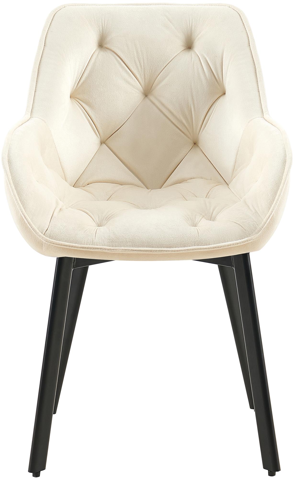 Set van 2 eetkamerstoelen Antigo Fluweel