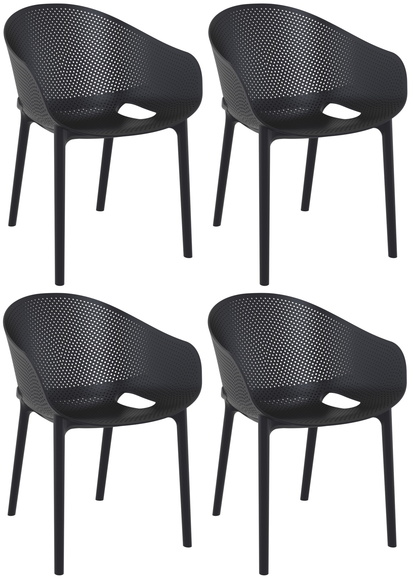 Set van 4 stoelen Sky Pro