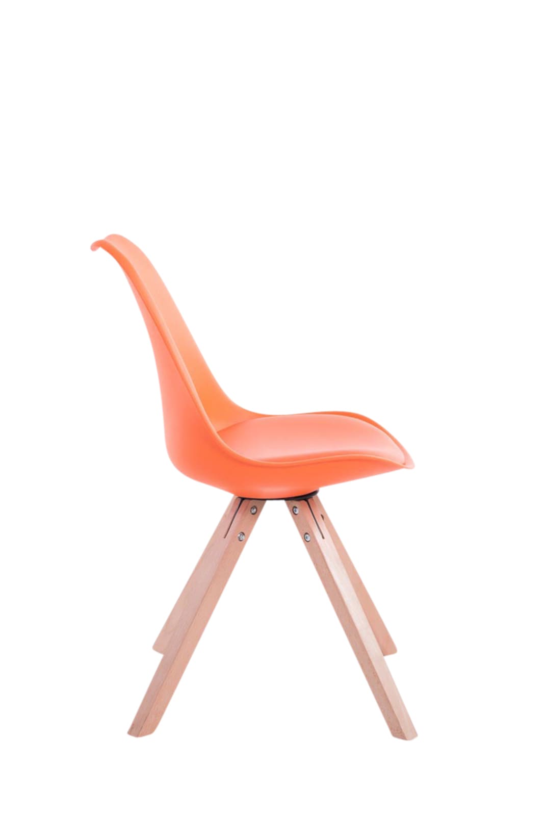 Set van 4 stoelen Toulouse - Vierkant - Kunstleer