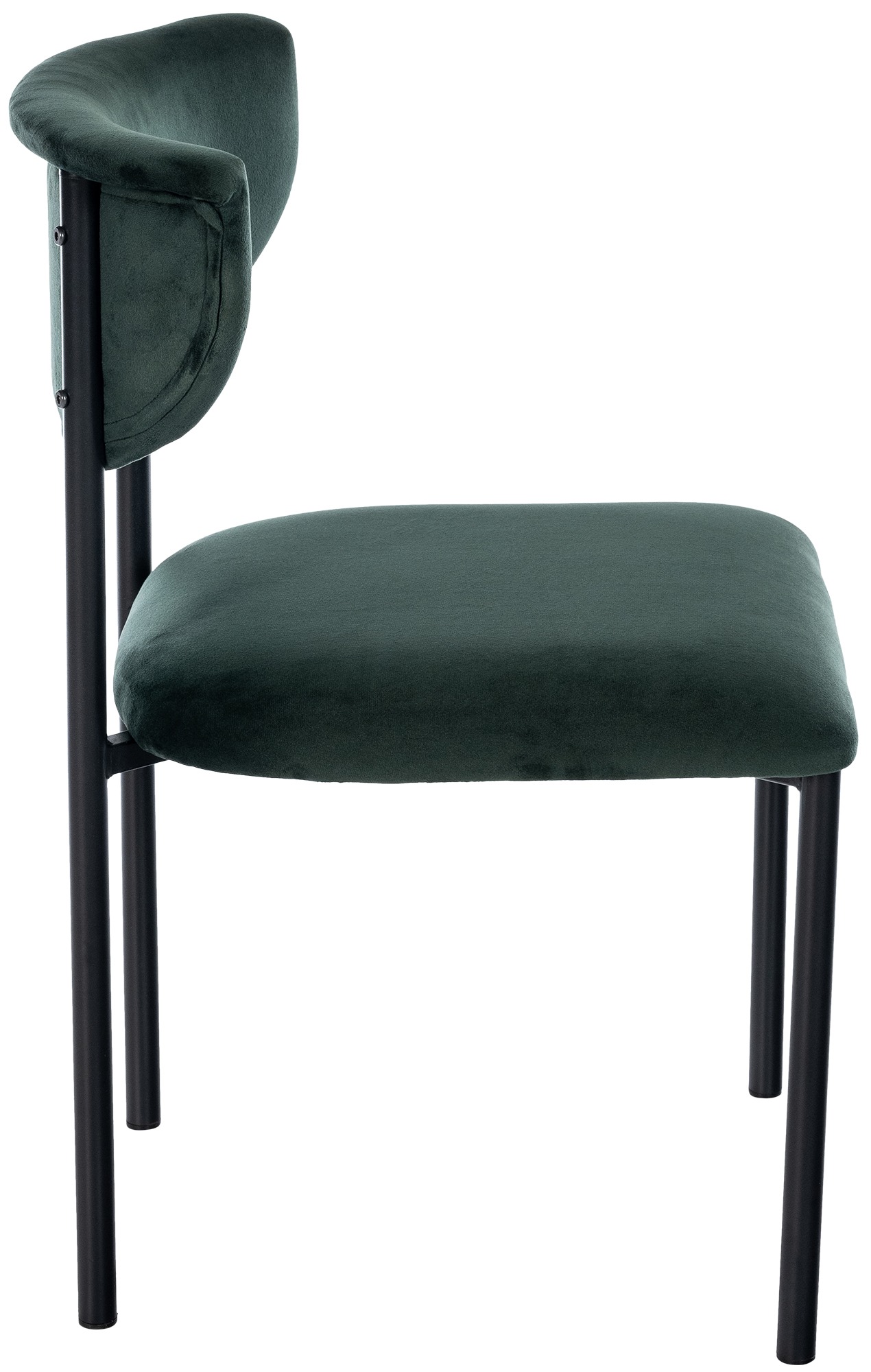 Set van 2 eetkamerstoelen Gambell fluweel