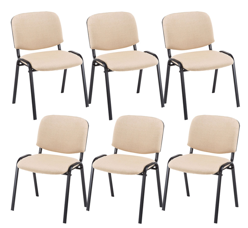 Ken set van 6 bezoekersstoelen