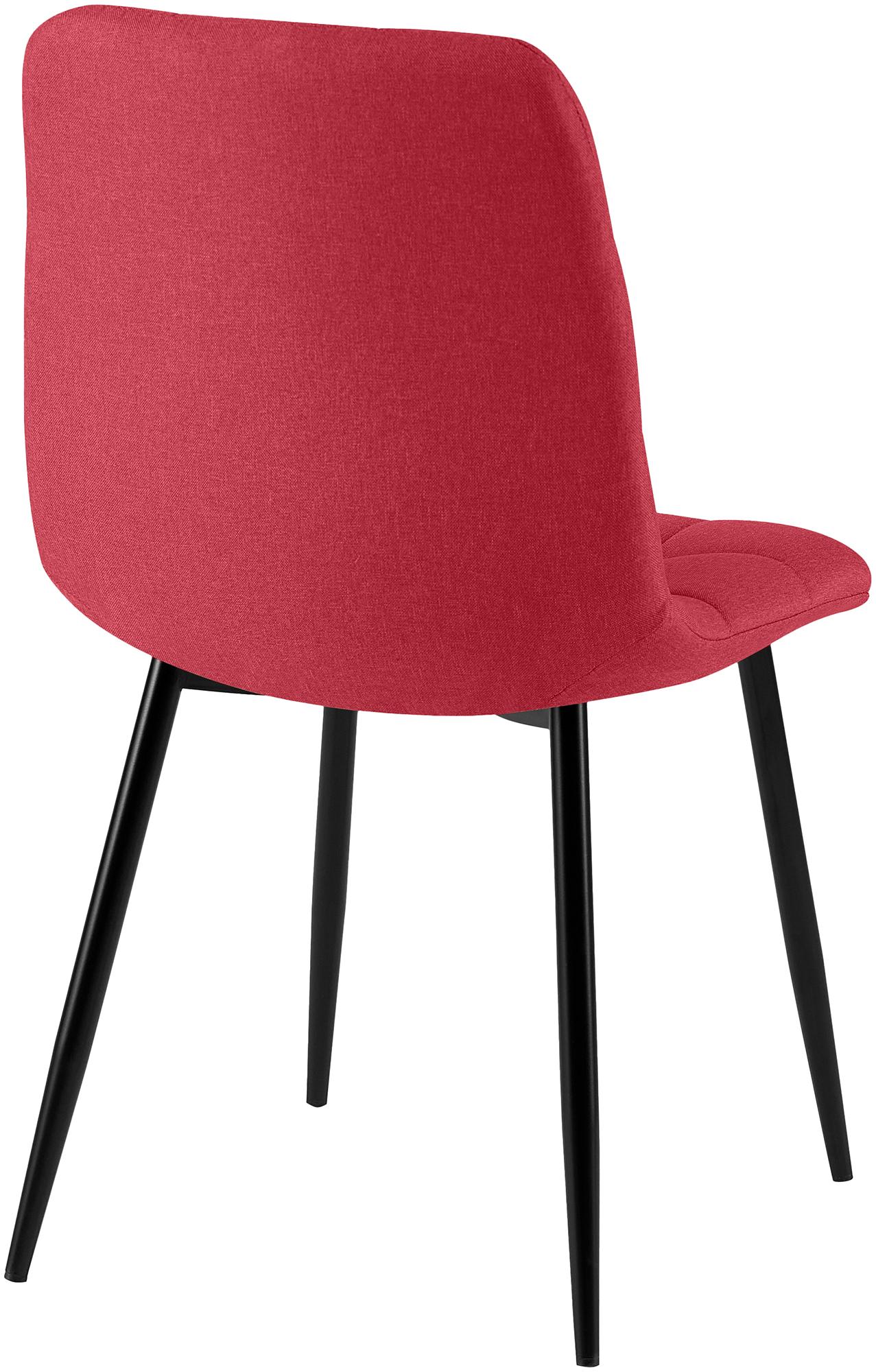 Set van 4 eetkamerstoelen Antibes stof